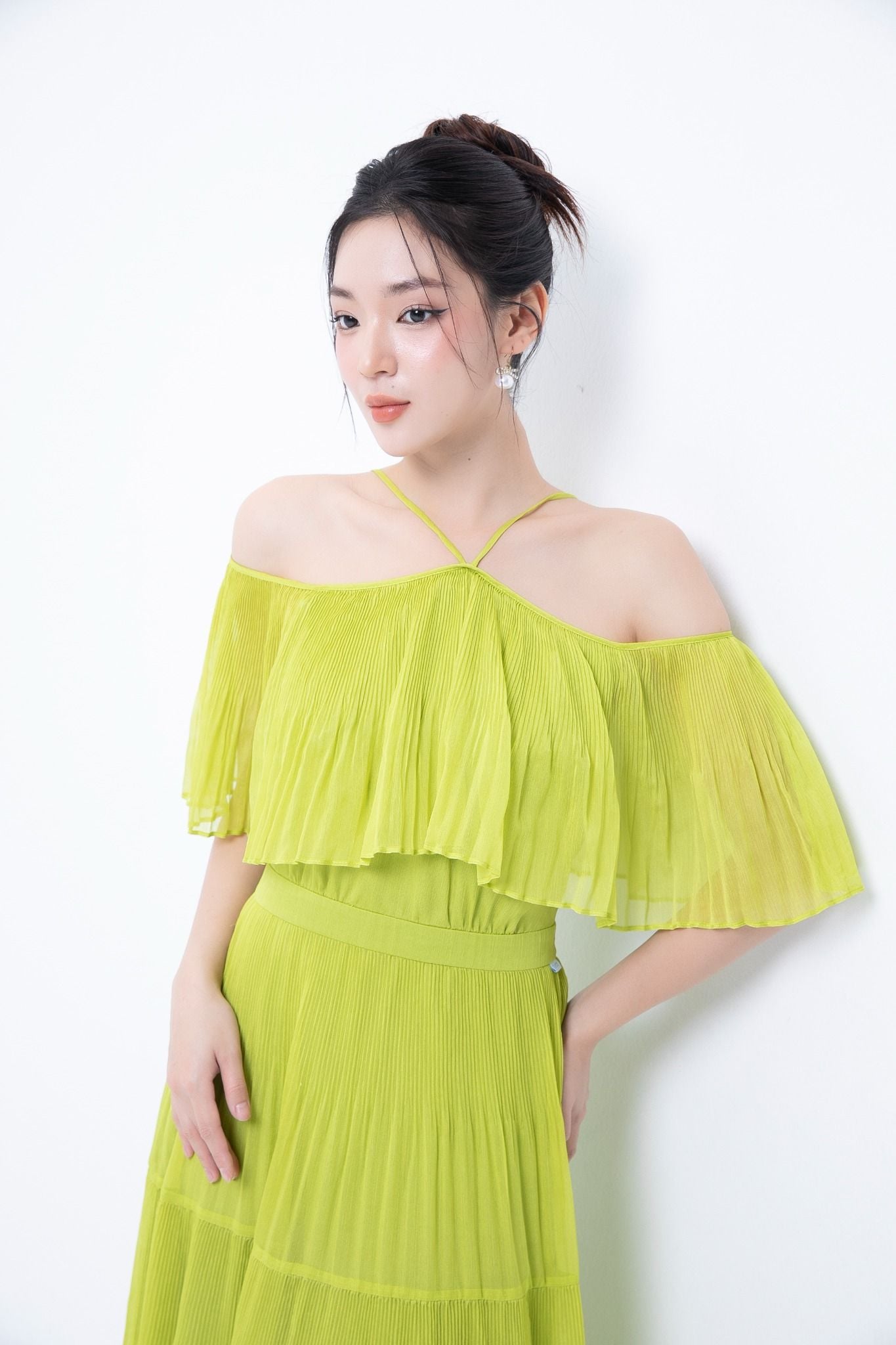 ĐẦM MAXI TRỄ VAI D00742