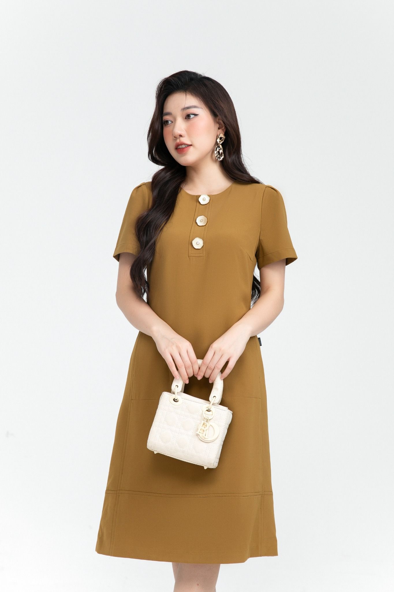 ĐẦM SUÔNG TAY BỒNG D01712