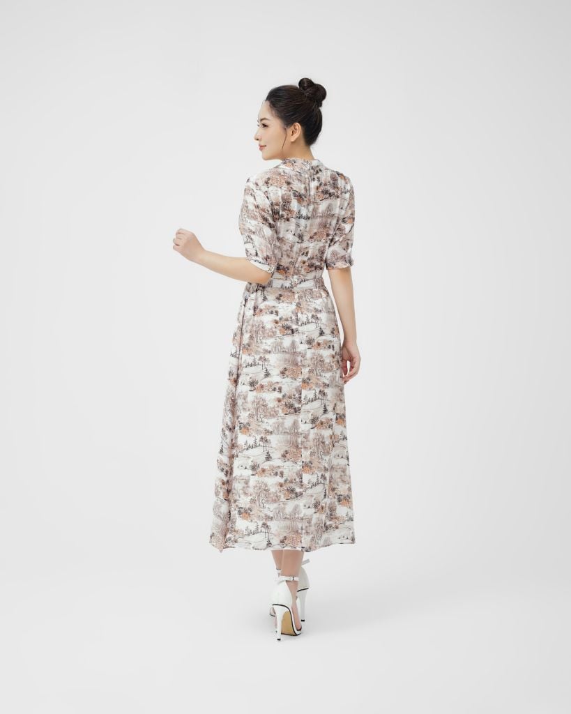  ĐẦM CỔ BẺ HỌA TIẾT D03222 