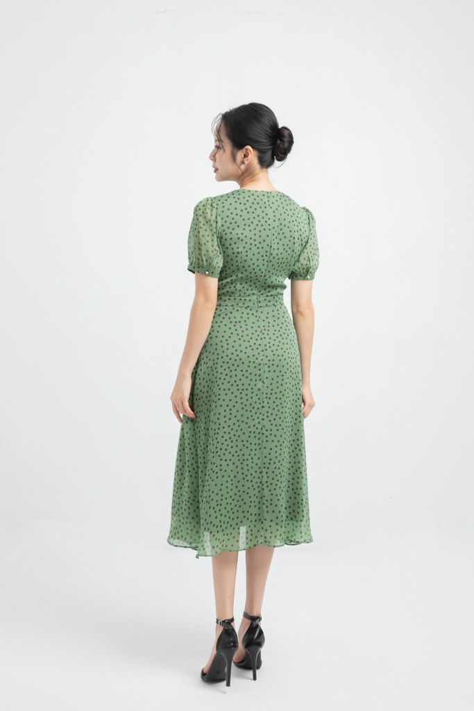  ĐẦM CHẤM BI D03912 