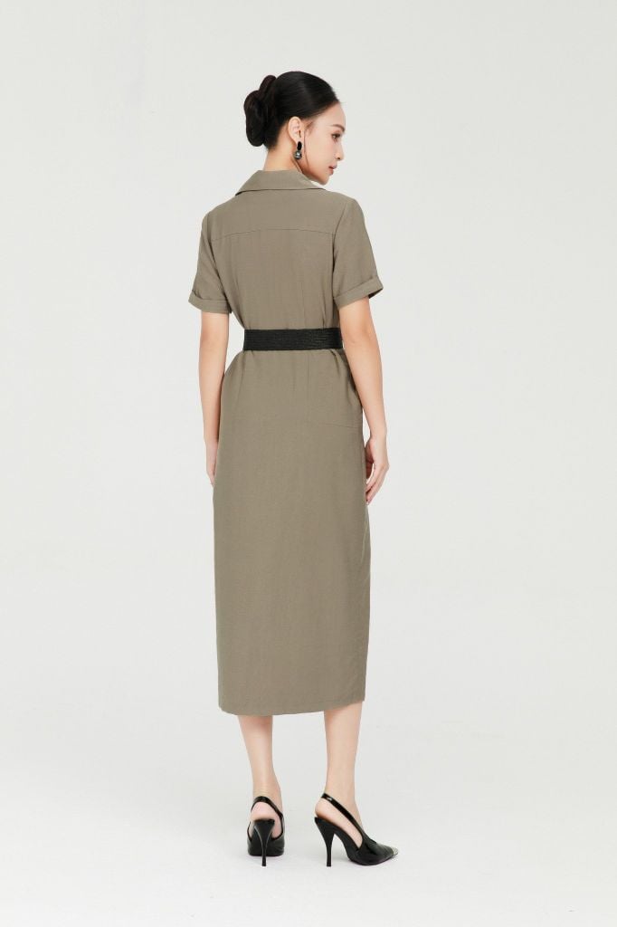  ĐẦM CỔ VEST D06172 