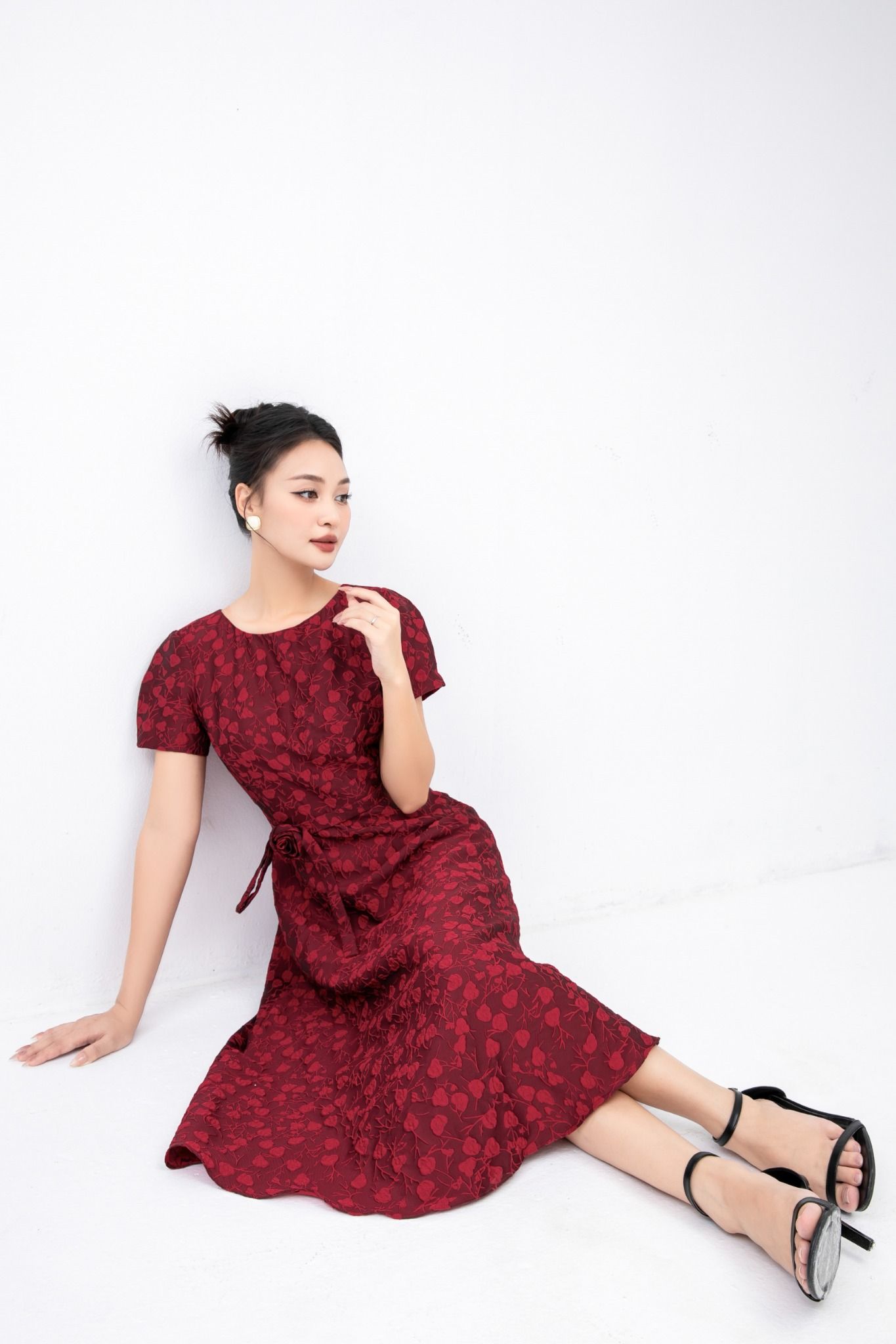 ĐẦM TIỆC GẤM D06482