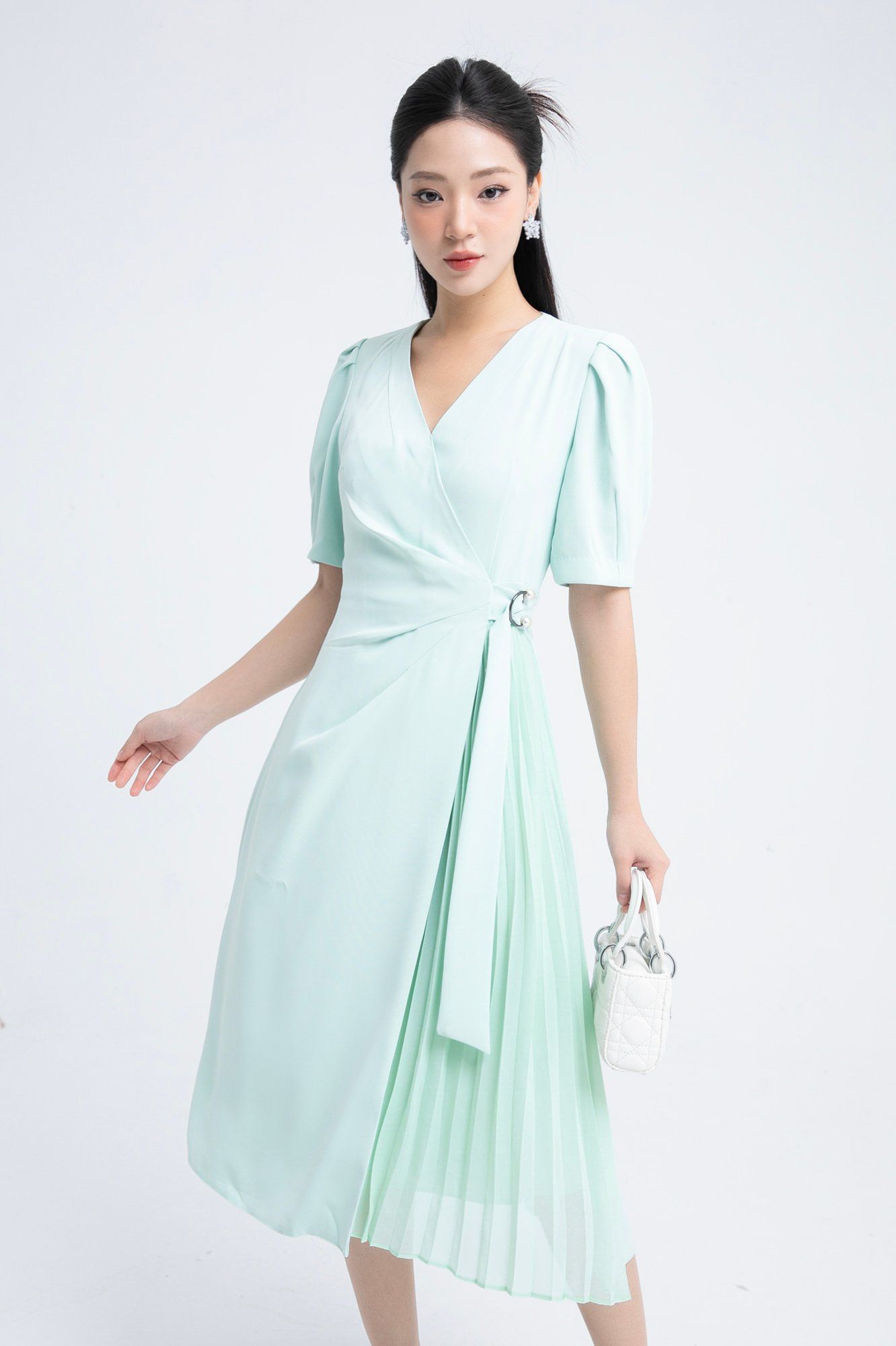 ĐẦM XẾP LI D06982