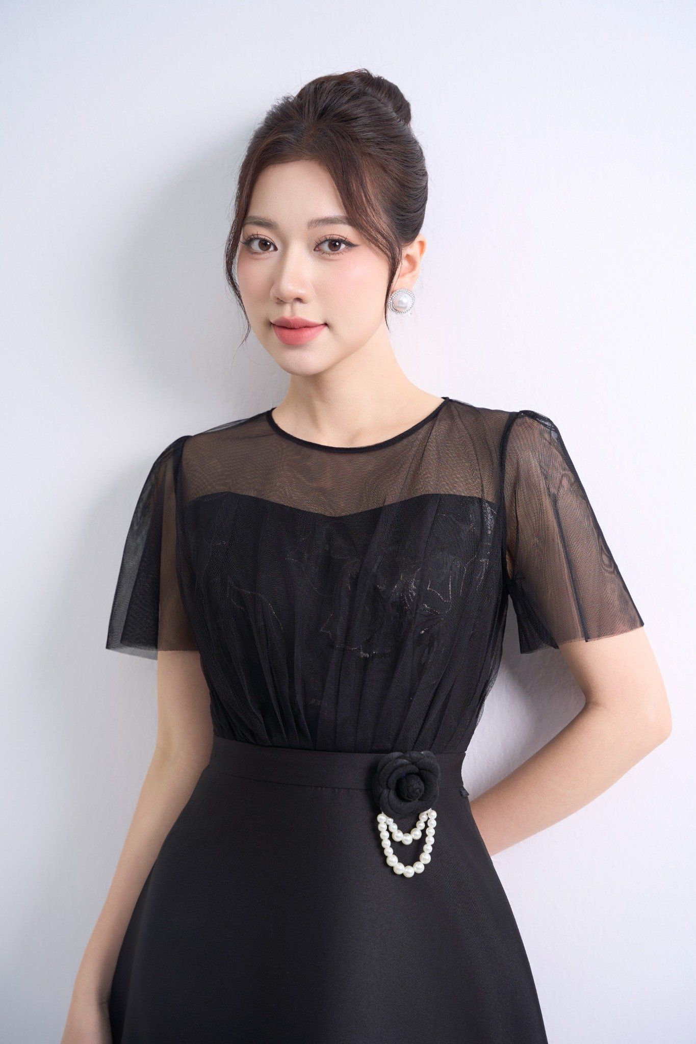 ĐẦM TIỆC ĐEN D07542