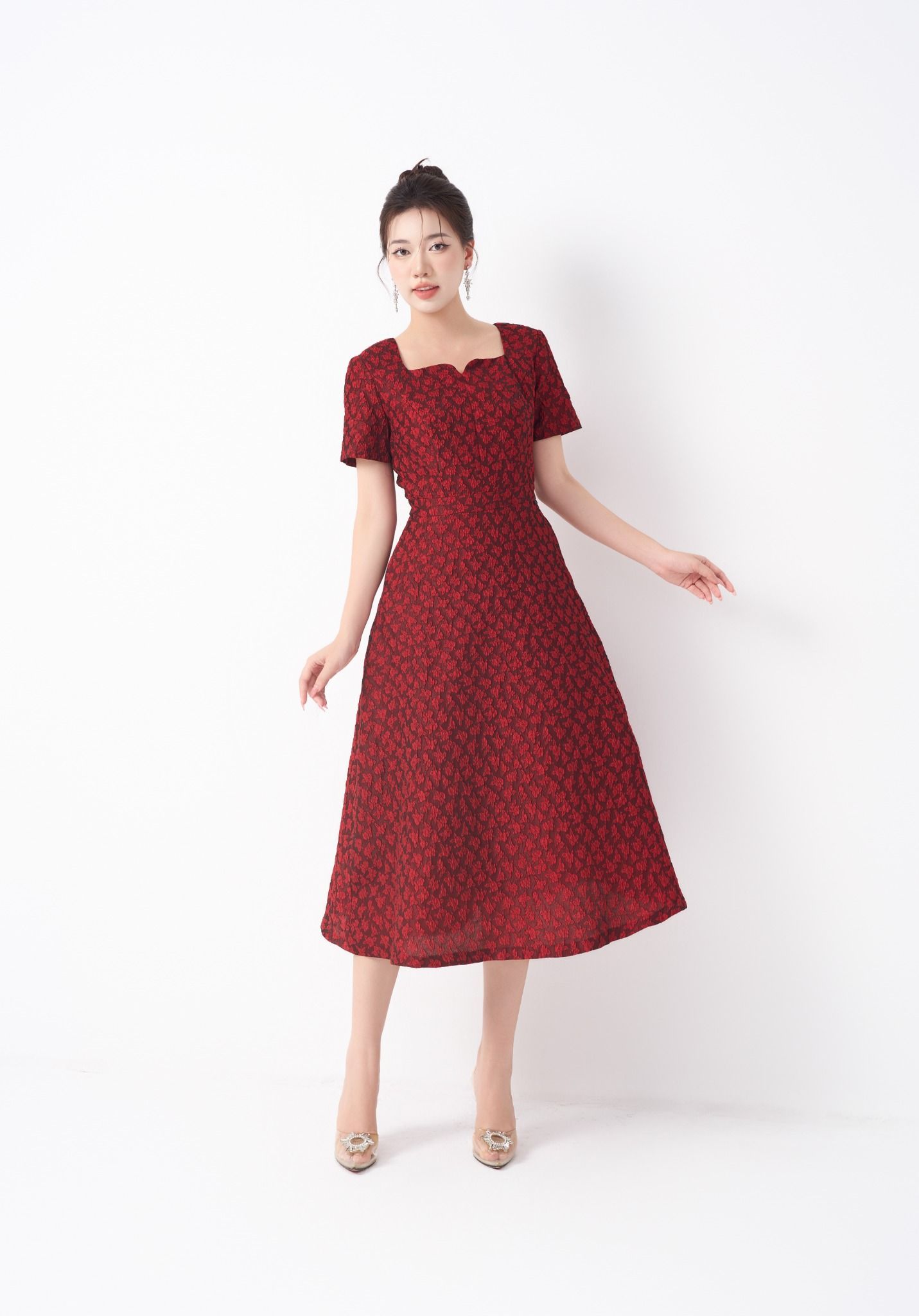 ĐẦM TIỆC DÁNG A D07922