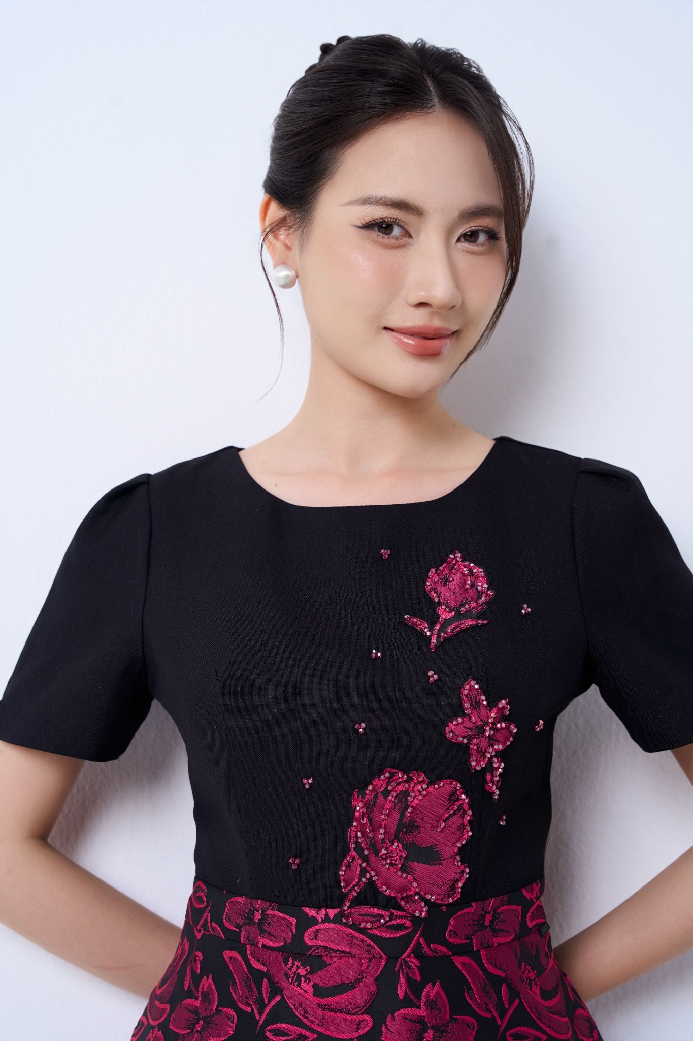 ĐẦM GẤM HOA D09152