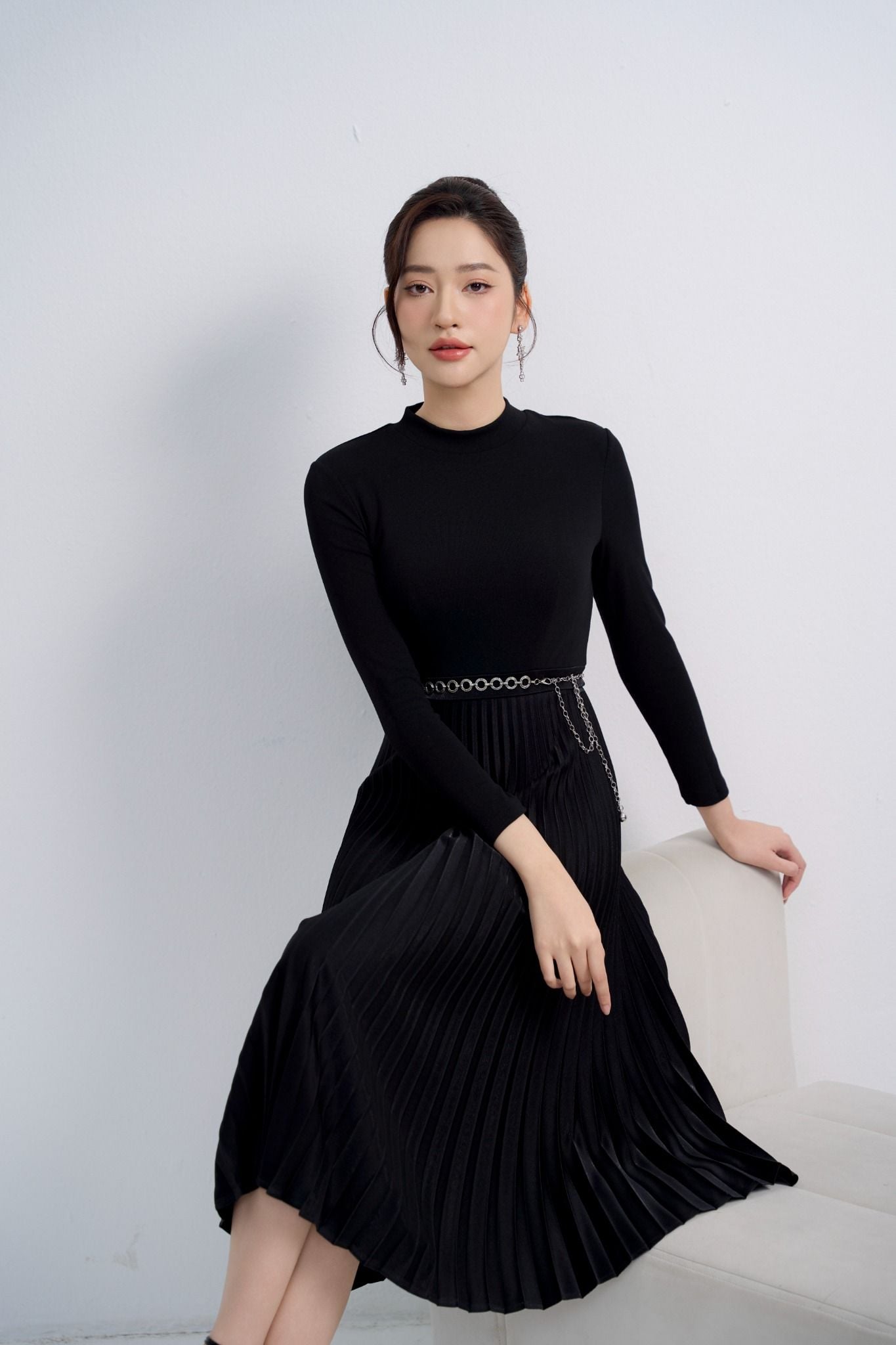 ĐẦM XẾP LI D13032