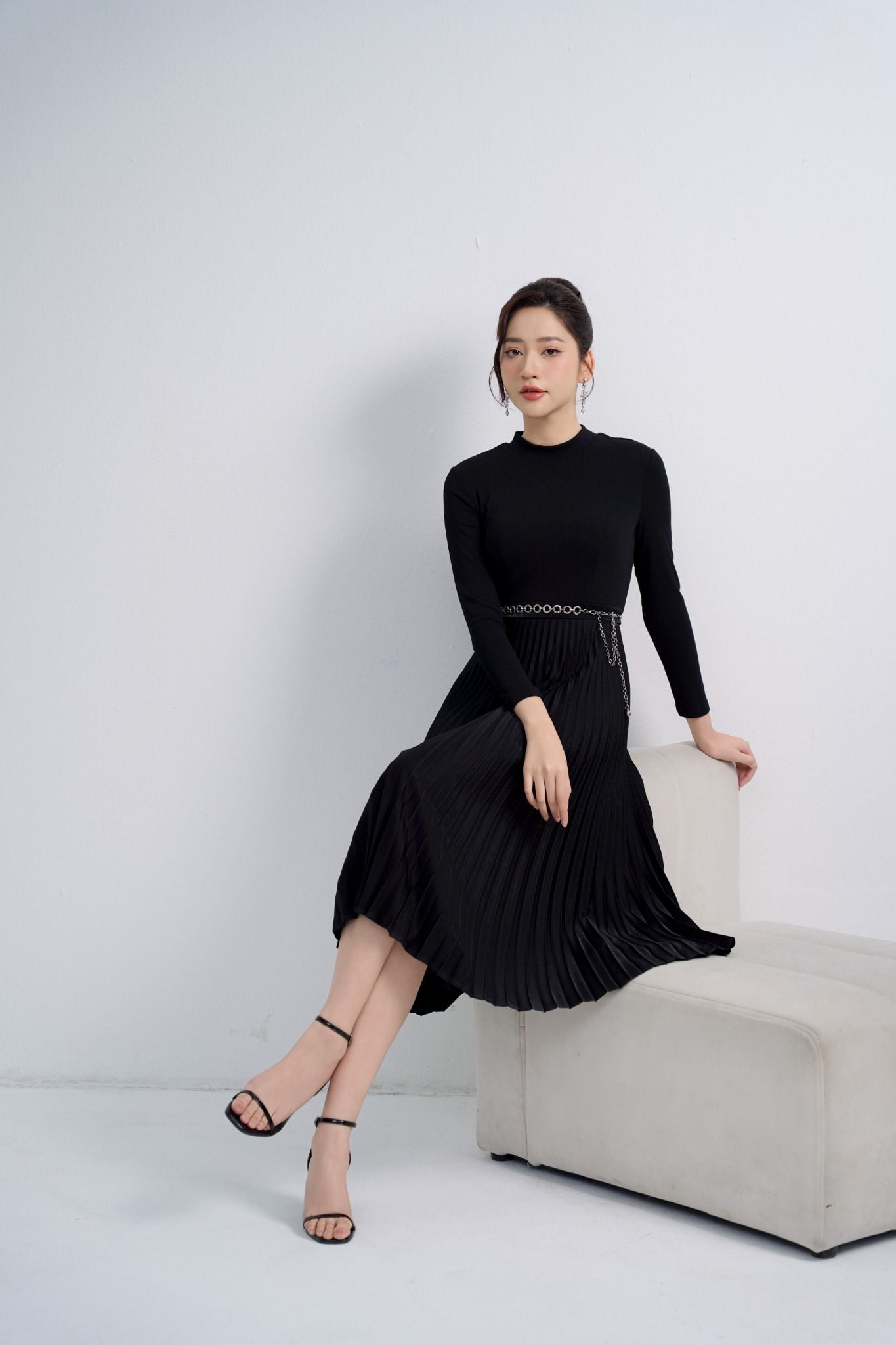 ĐẦM XẾP LI D13032