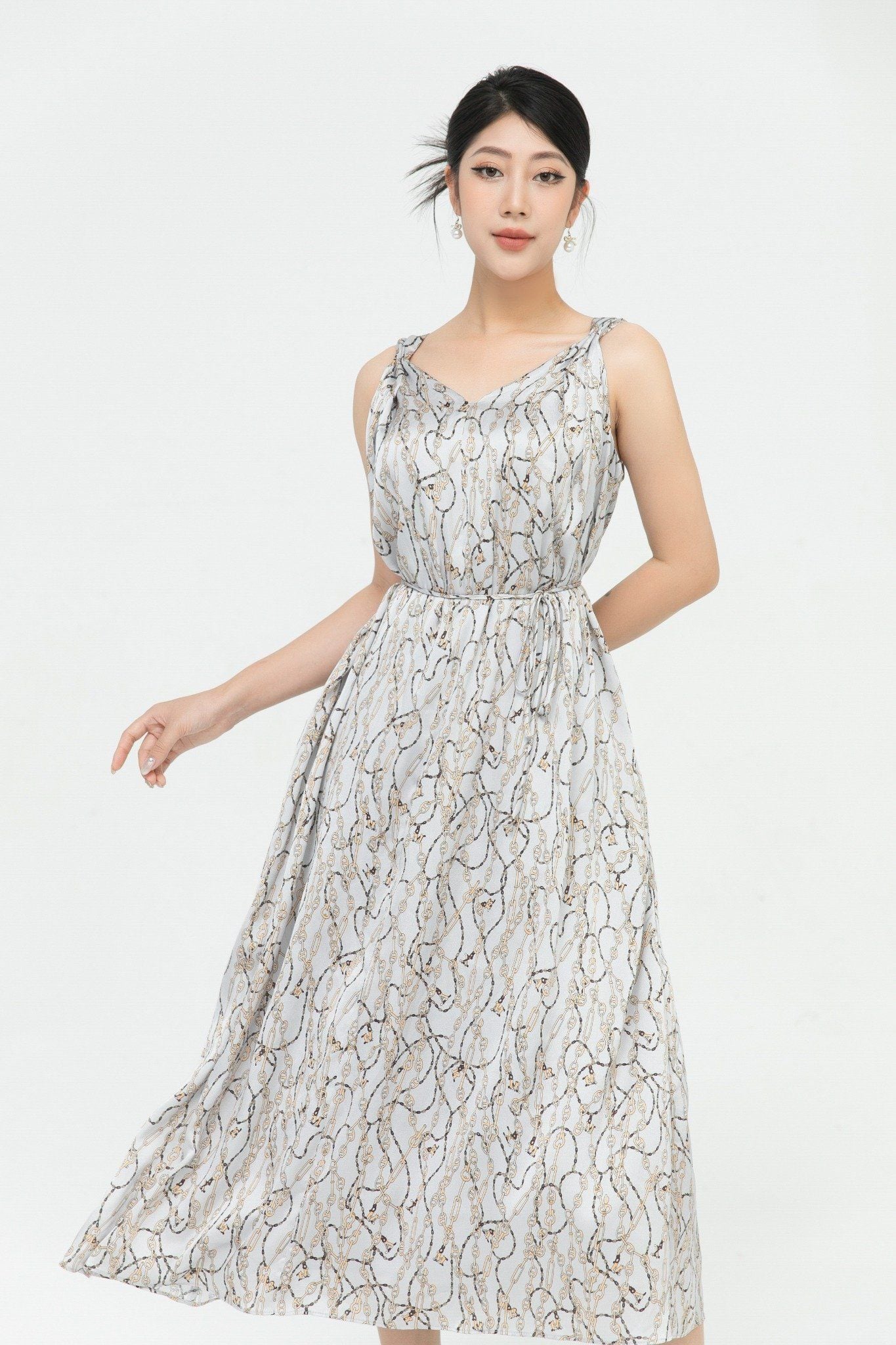 ĐẦM HỌA TIẾT D13802