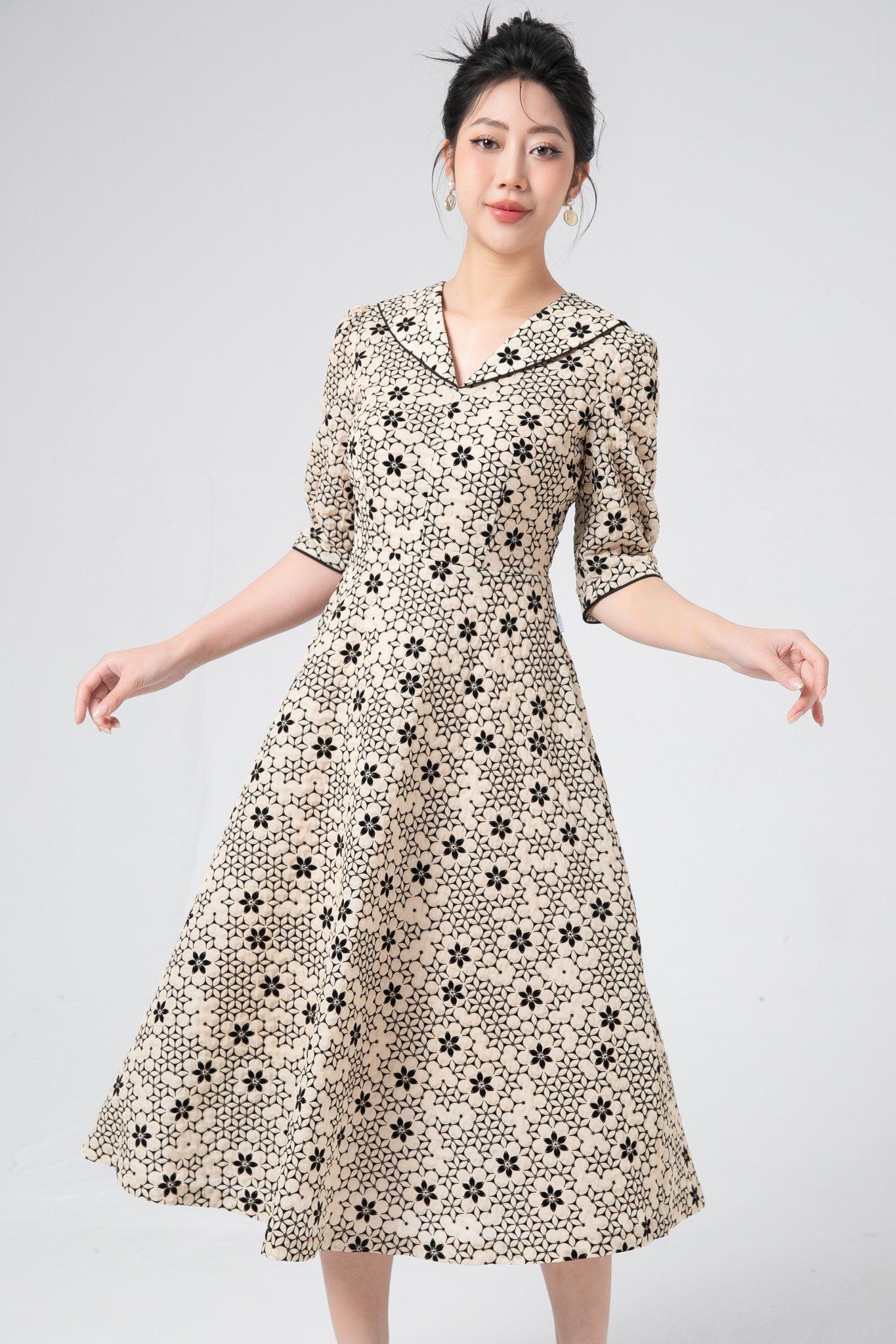 ĐẦM HỌA TIẾT D14632