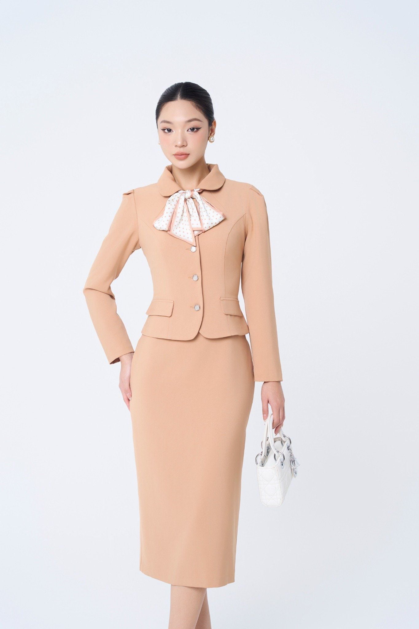 ĐẦM LIÊN THIẾT KẾ PHỐI KHĂN D14732