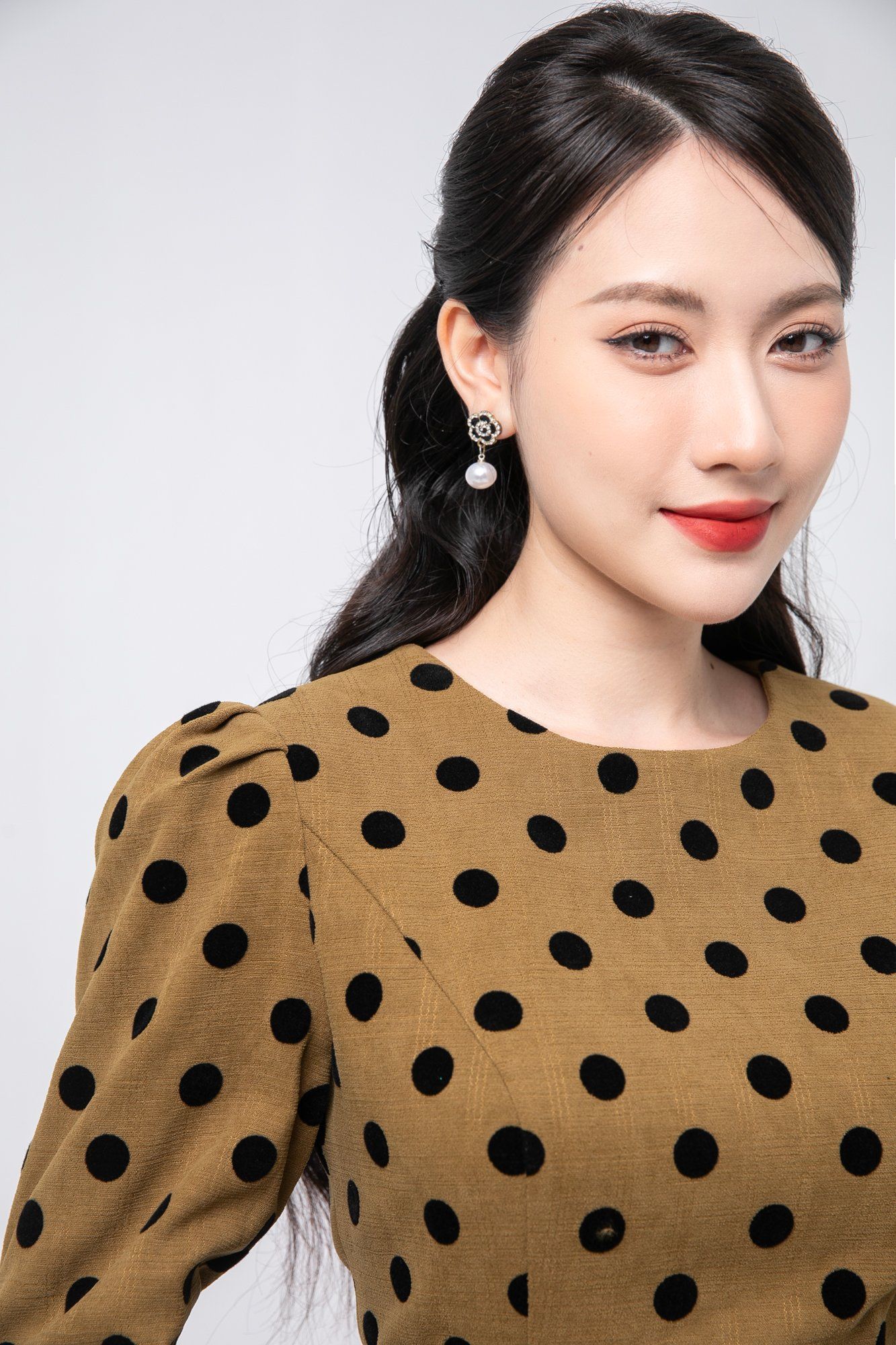 ĐẦM CHẤM BI D14892