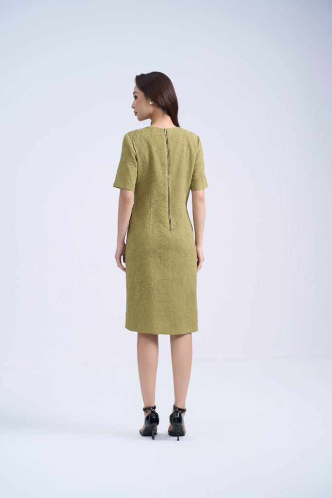  ĐẦM SUÔNG ĐÍNH CƯỜM D15372 