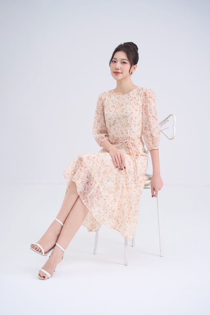 ĐẦM VOAN HOA D15762