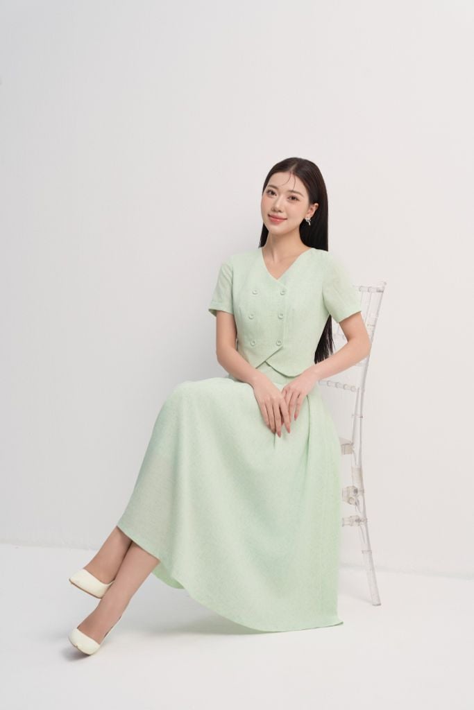 ĐẦM LIỀN PHỐI KHUY BỌC D17342