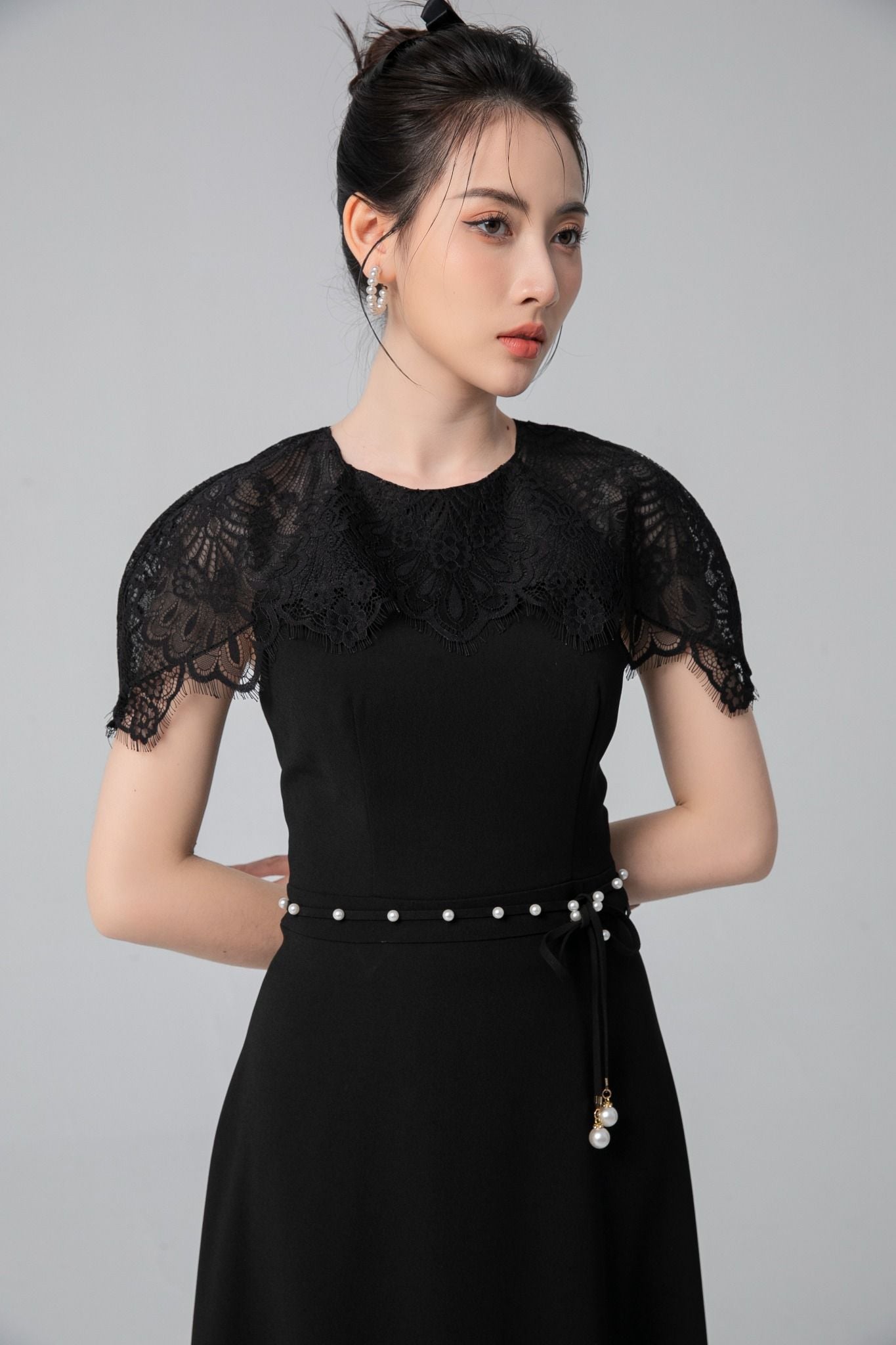 ĐẦM THIẾT KẾ PHỐI REN D17912