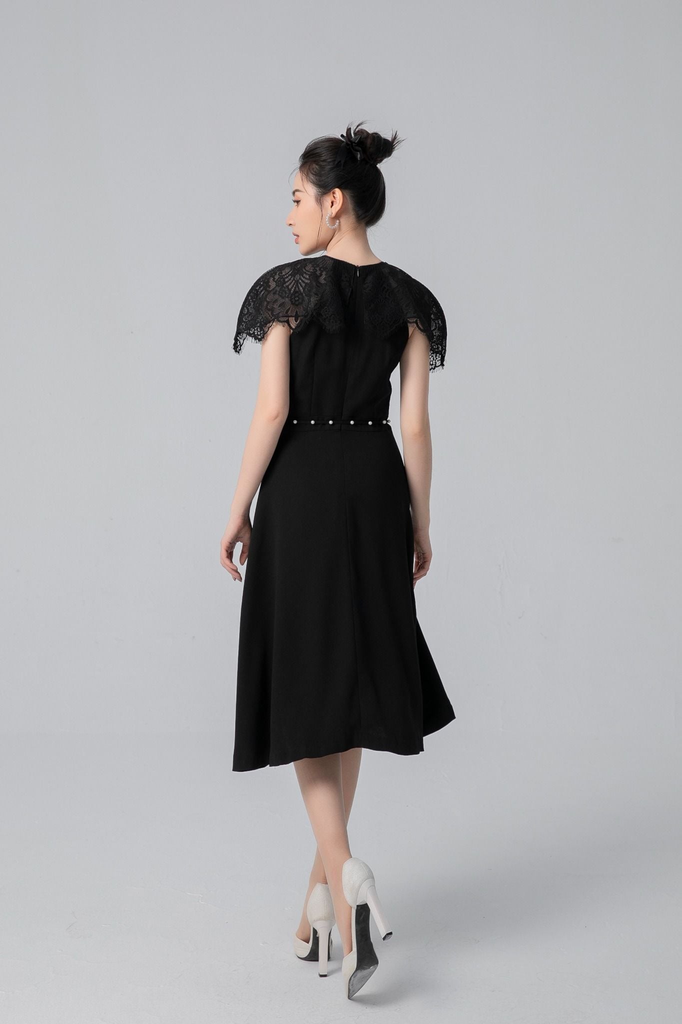 ĐẦM THIẾT KẾ PHỐI REN D17912