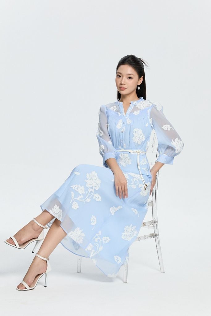 ĐẦM TƠ HOA D18252