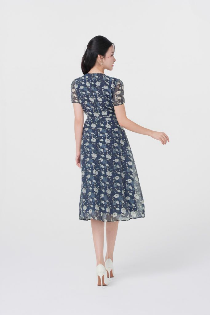  ĐẦM HOA THIẾT KẾ D40312 