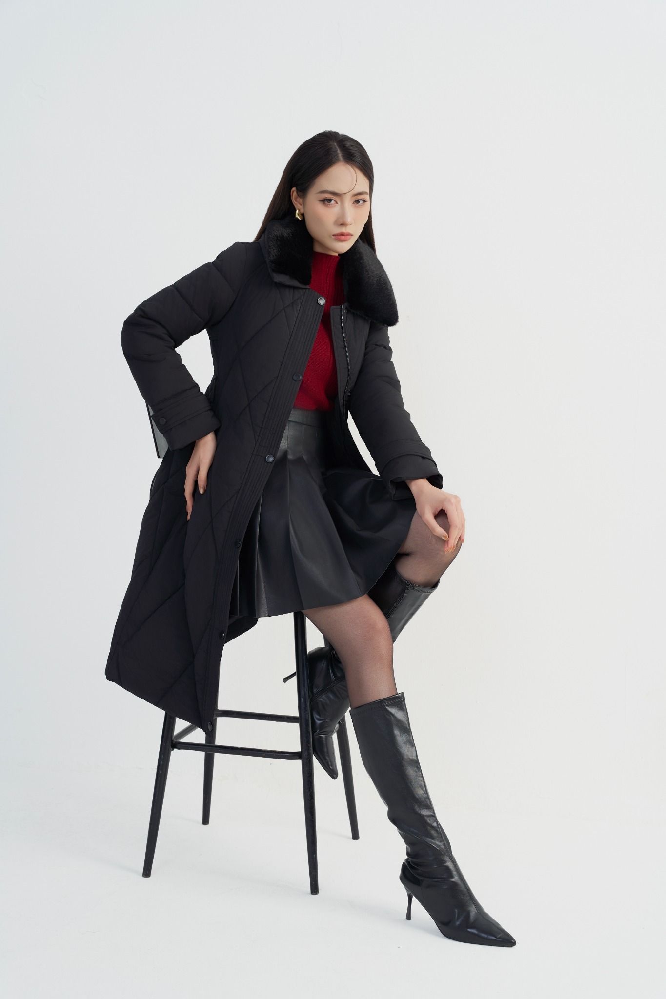 ÁO PHAO TRẦN TRÁM KÈM ĐAI AK66052