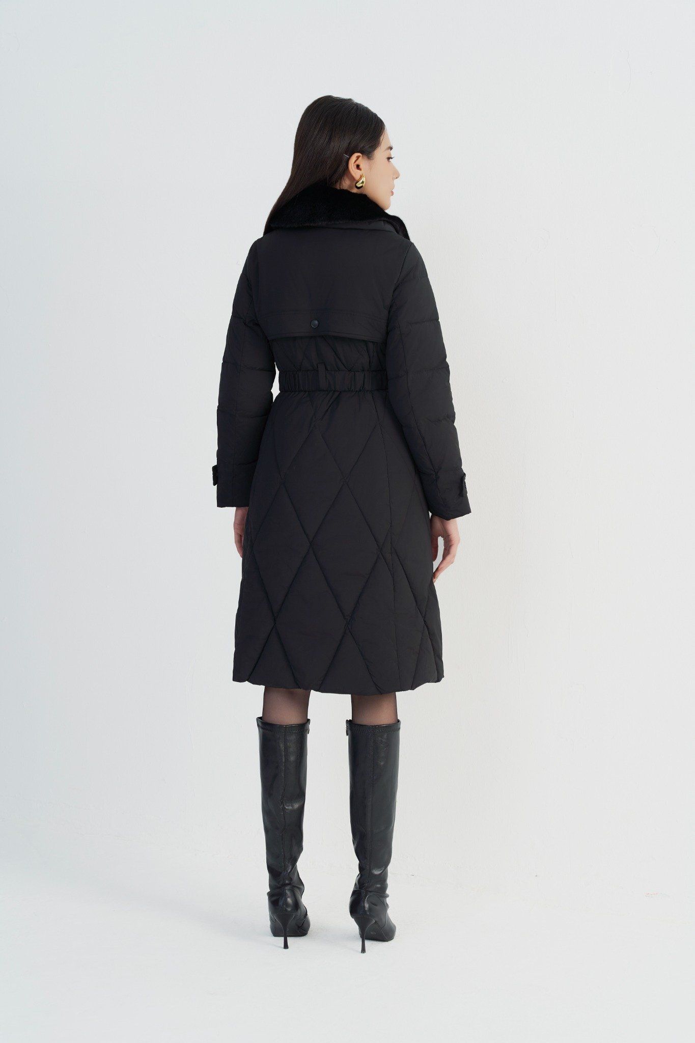 ÁO PHAO TRẦN TRÁM KÈM ĐAI AK66052