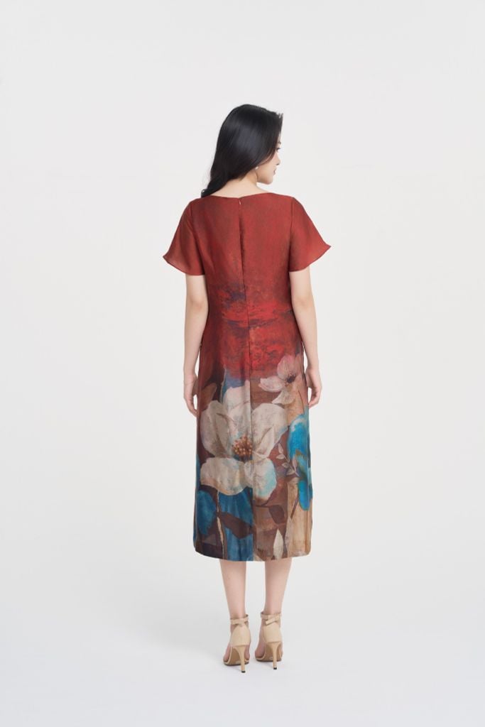  ĐẦM SUÔNG LỤA D00402 