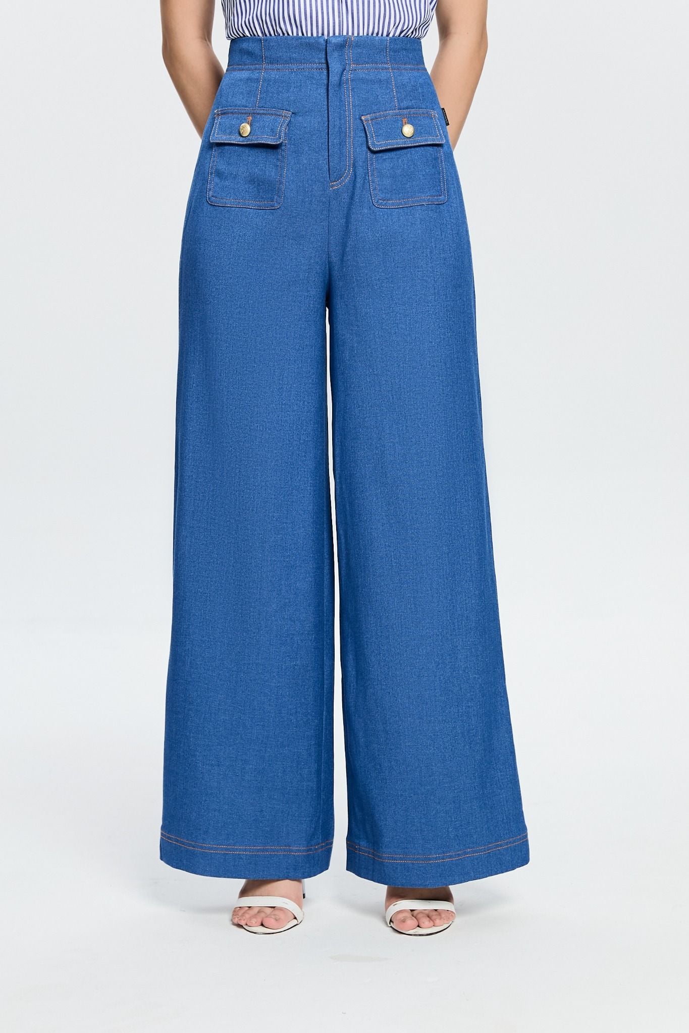 QUẦN JEANS ỐNG RỘNG Q00292