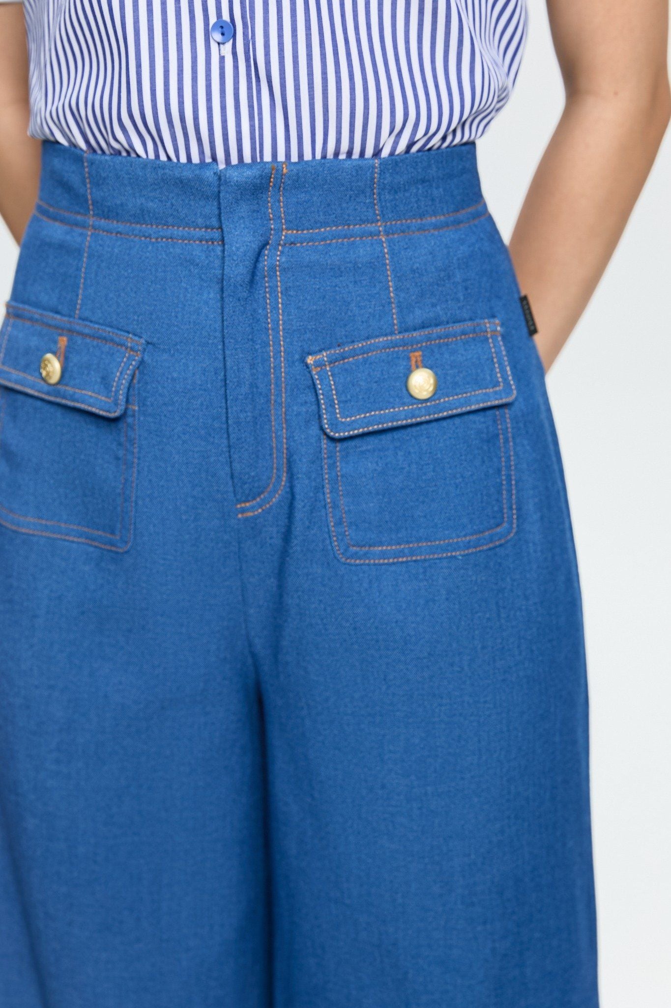 QUẦN JEANS ỐNG RỘNG Q00292