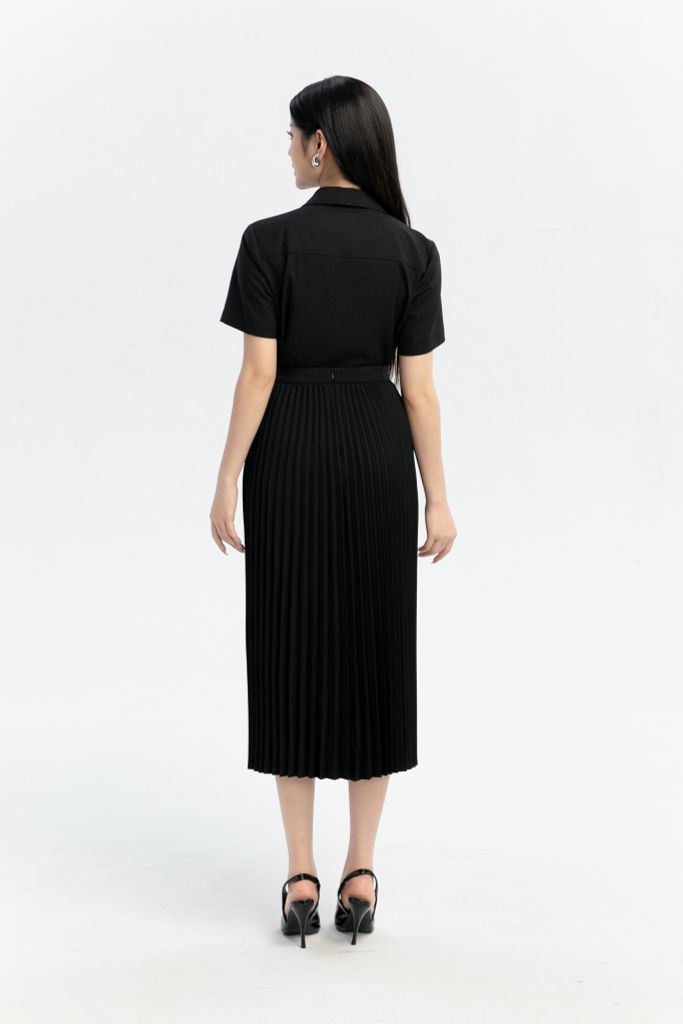  SƠ MI ĐEN CUT - OUT SM00302 