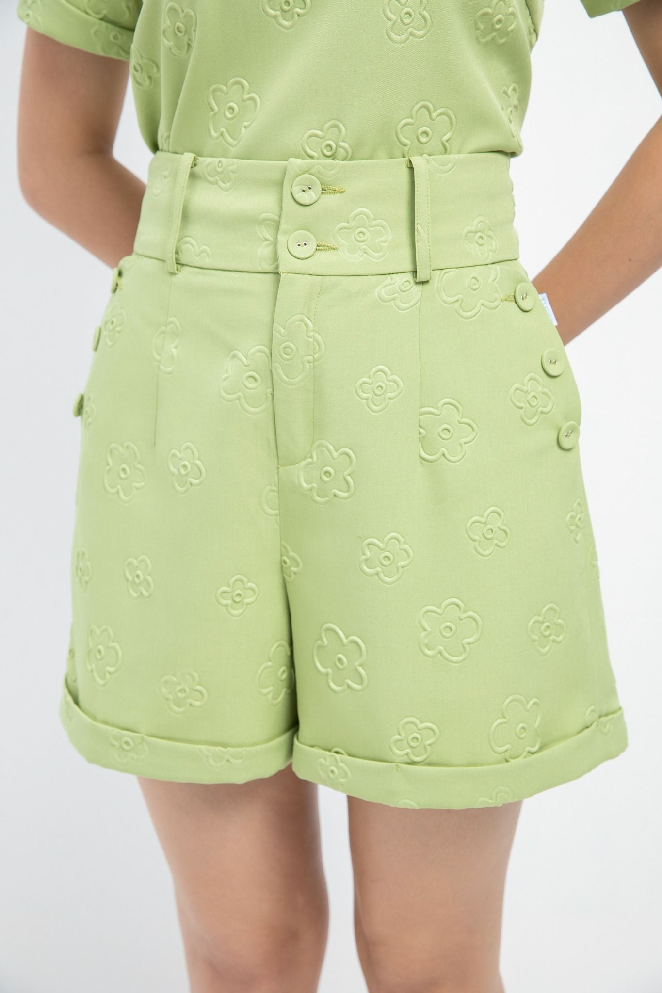 QUẦN SHORT CẠP CAO Q01622