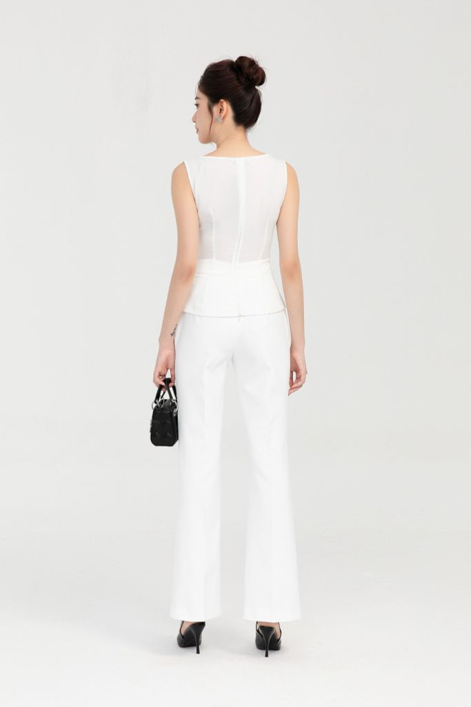  ÁO KHÔNG TAY ĐÍNH CƯỜM SM03542 