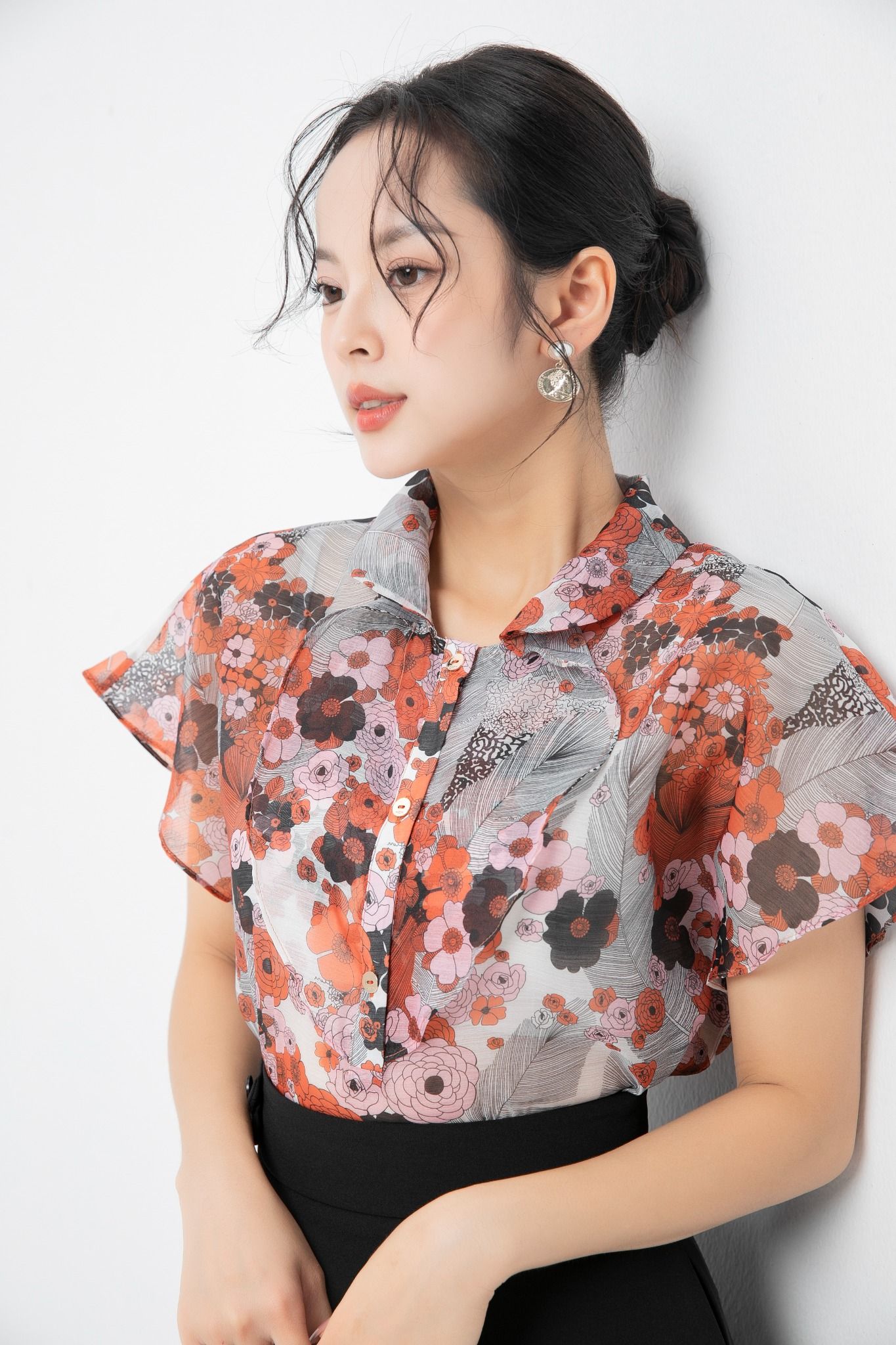 SƠ MI HỌA TIẾT SM03572