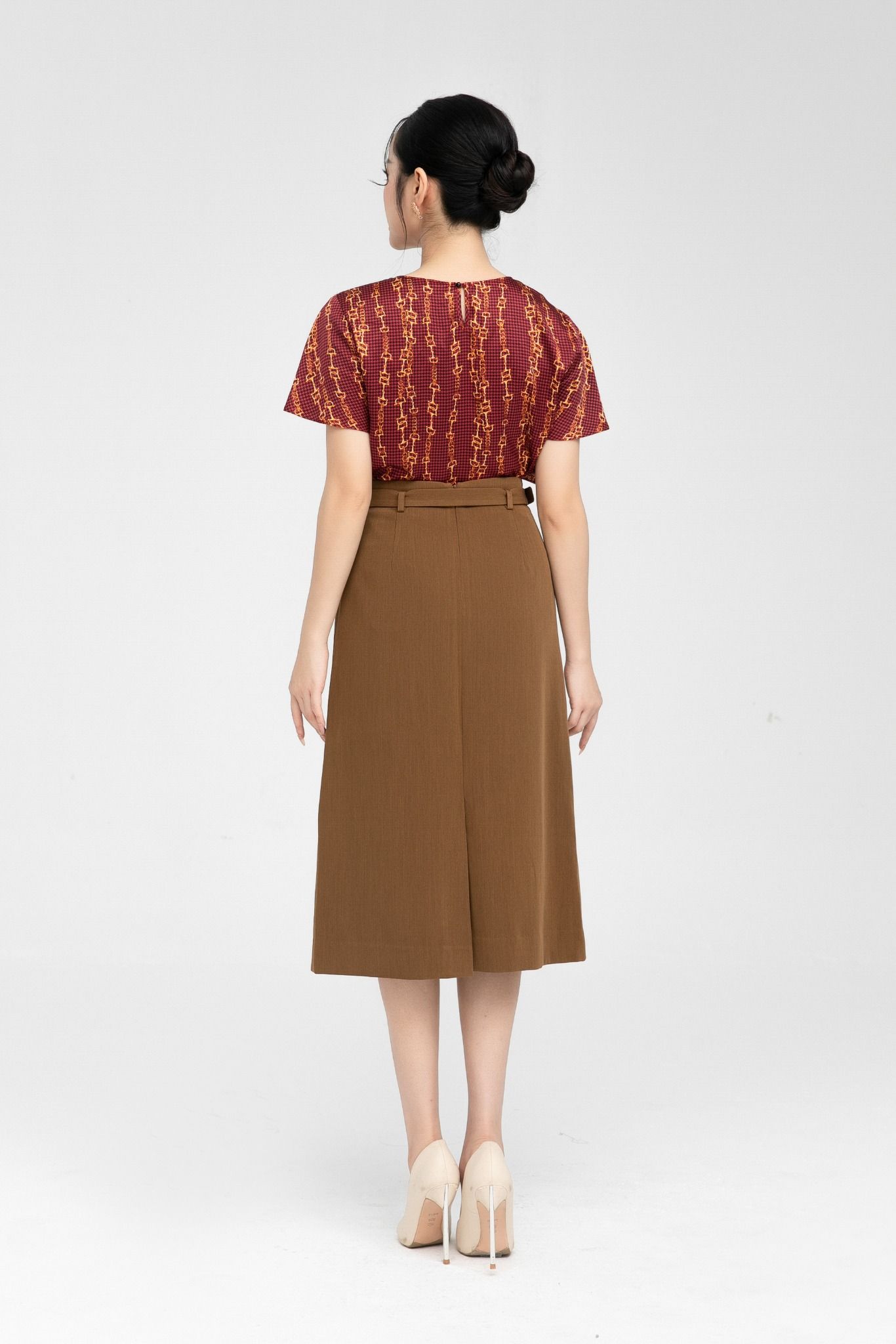 SƠ MI HỌA TIẾT XÍCH SM04212