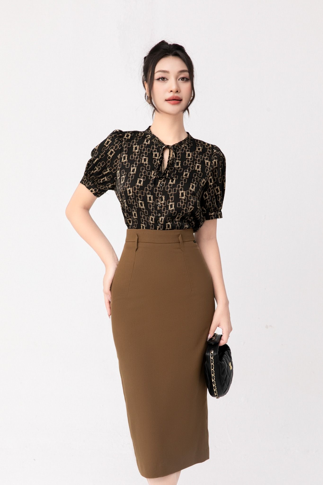 SƠ MI HỌA TIẾT SM04892