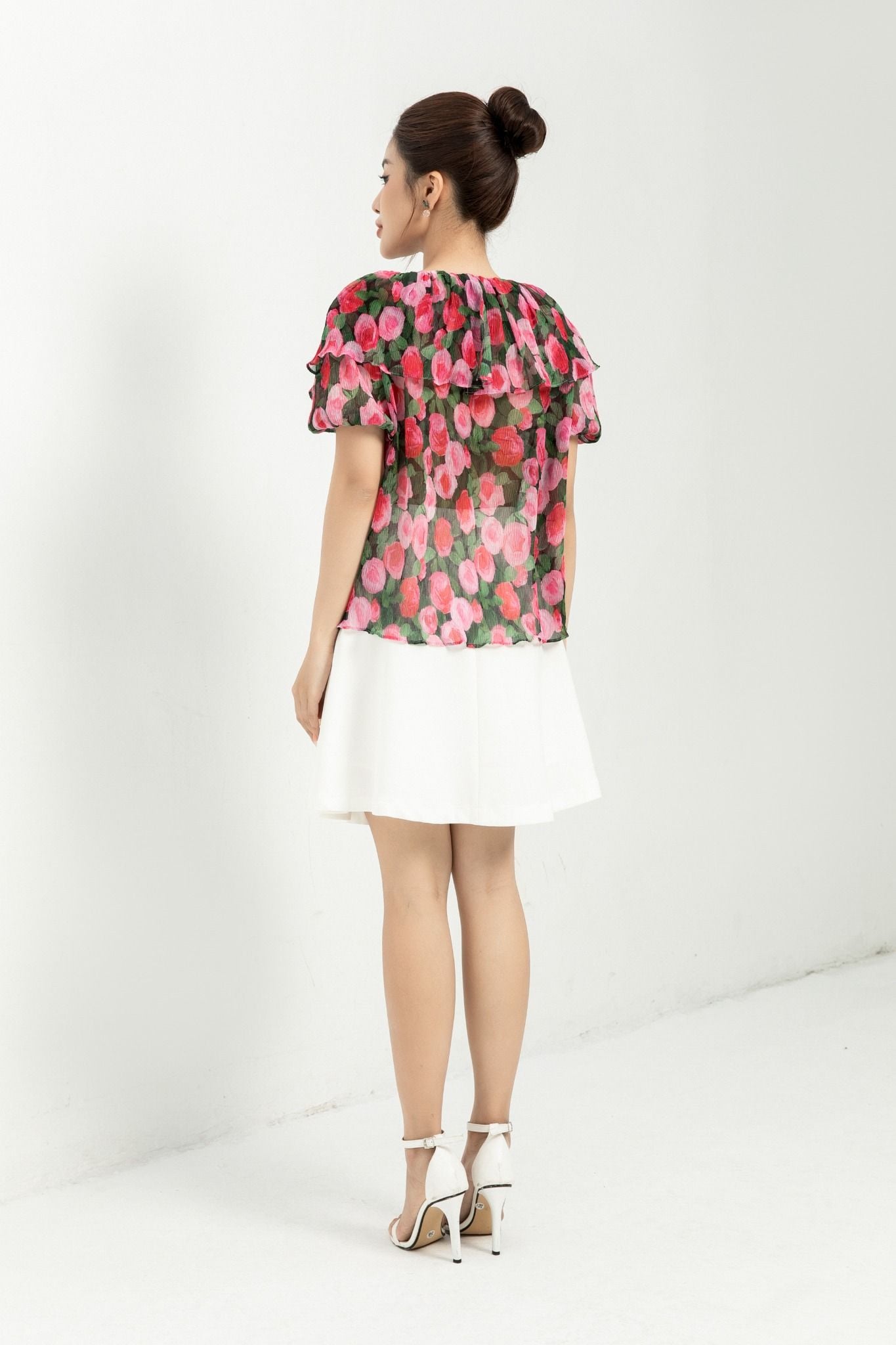 SƠ MI HOA PHỐI BÈO SM05632