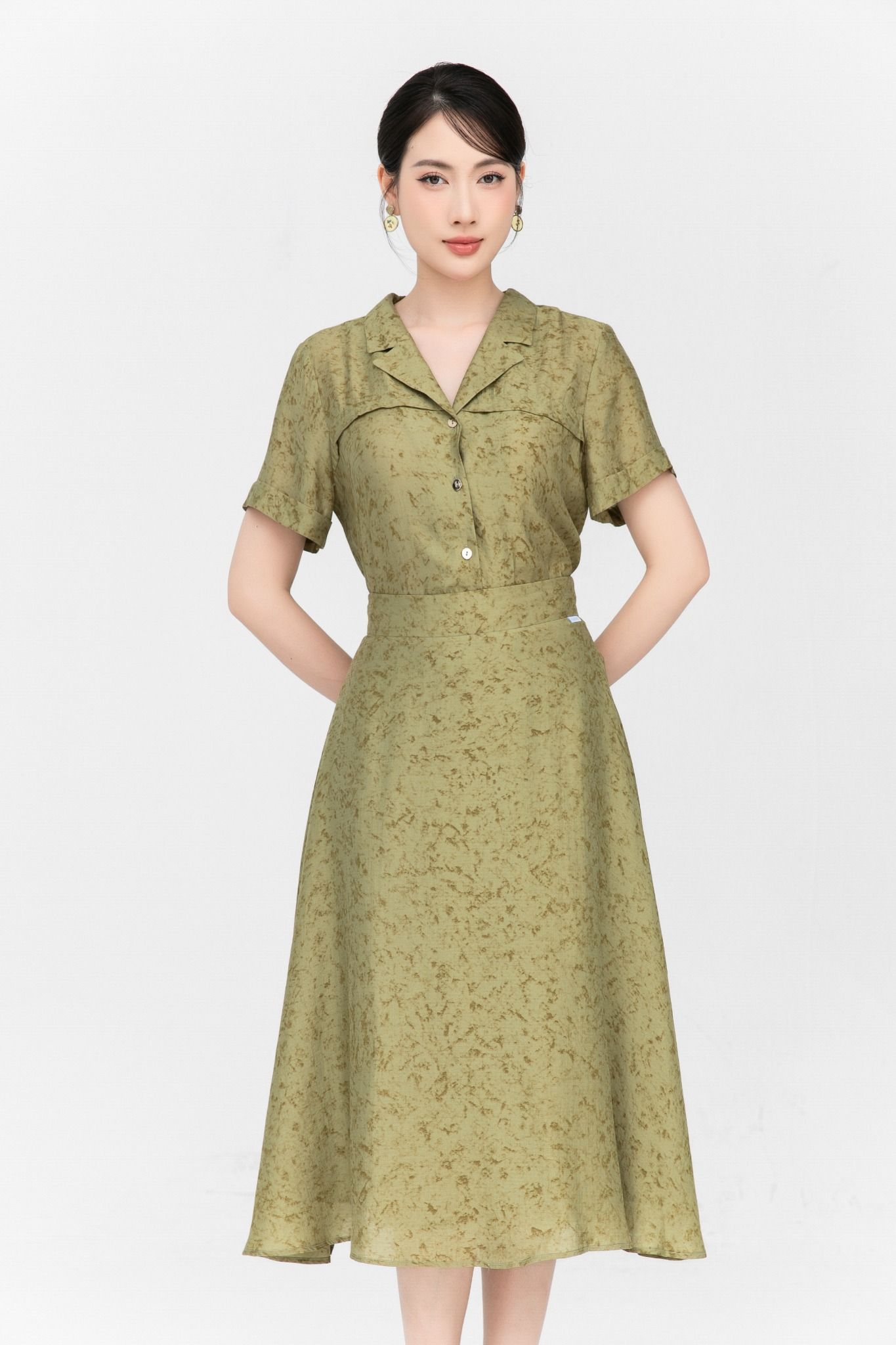 CHÂN VÁY MIDI Z09752