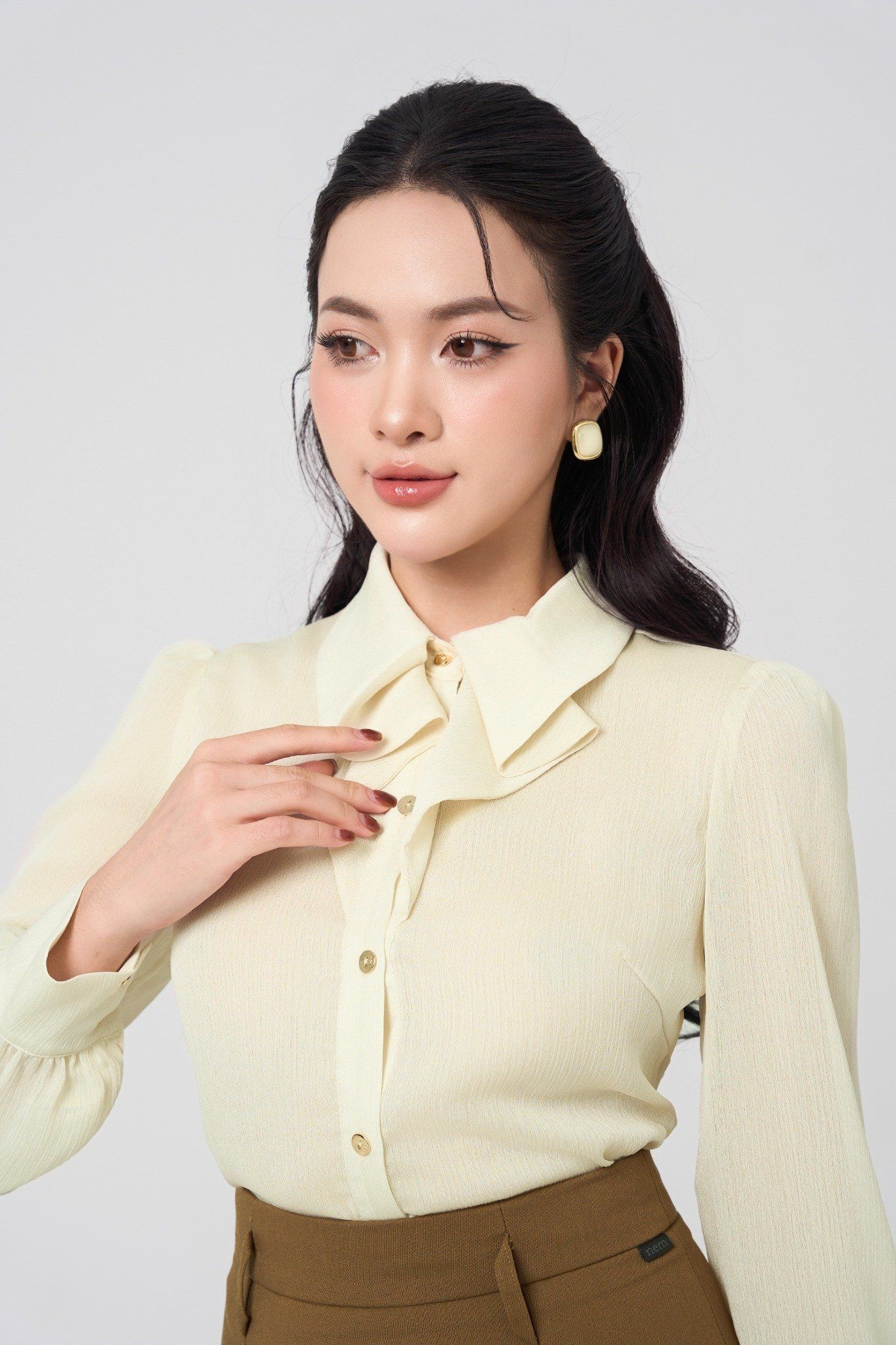 SƠ MI CỔ BÈO SM12392