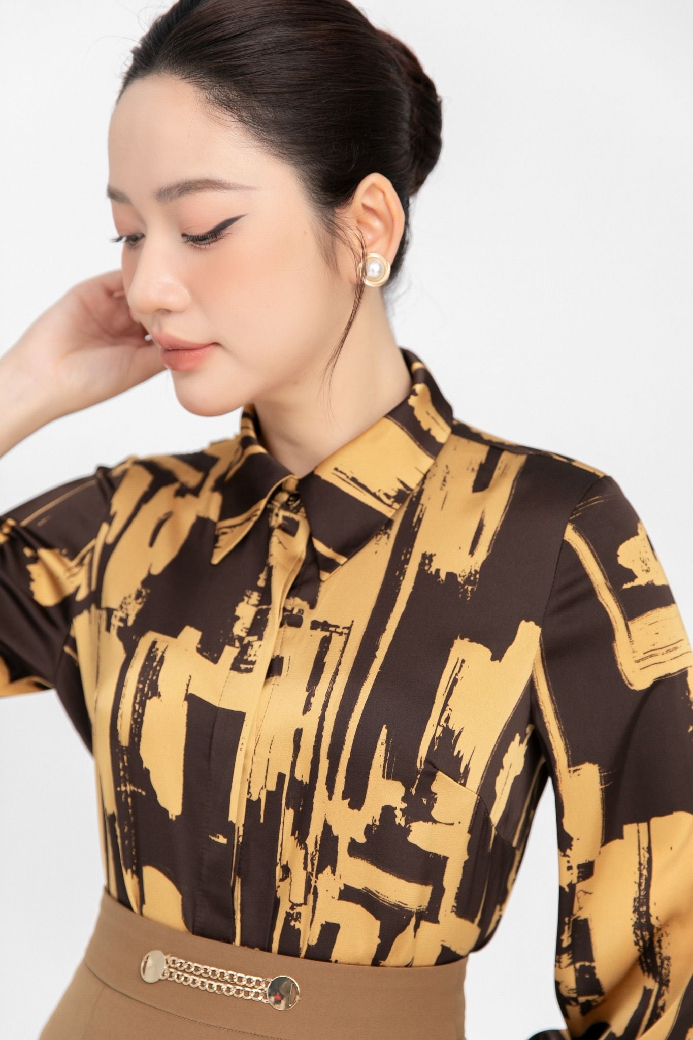 SƠ MI HỌA TIẾT SM13062