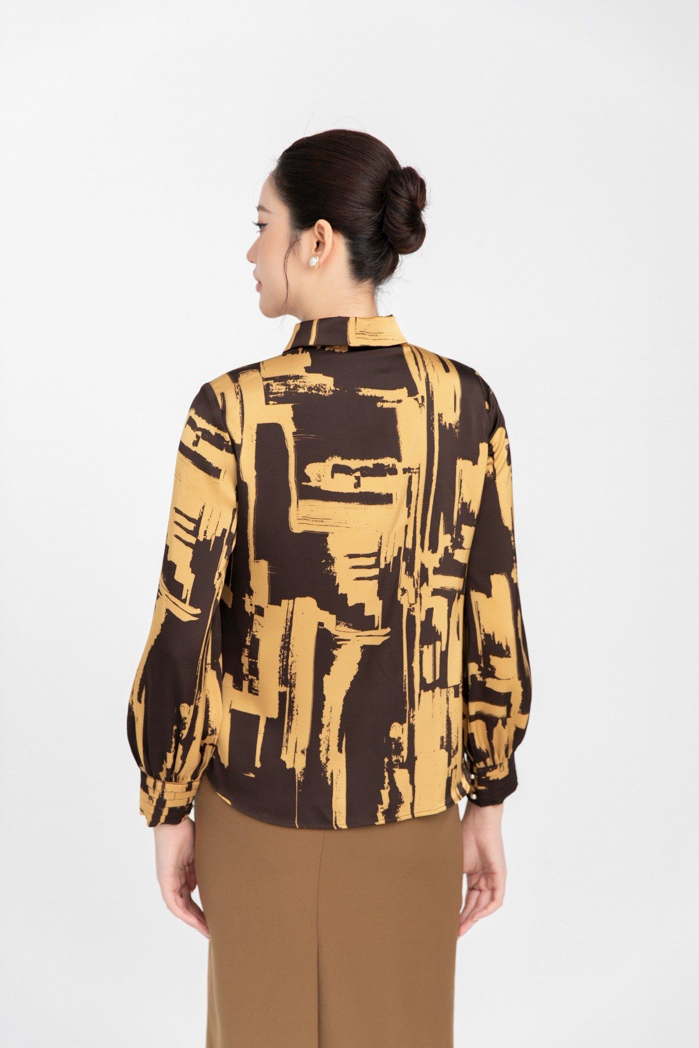 SƠ MI HỌA TIẾT SM13062