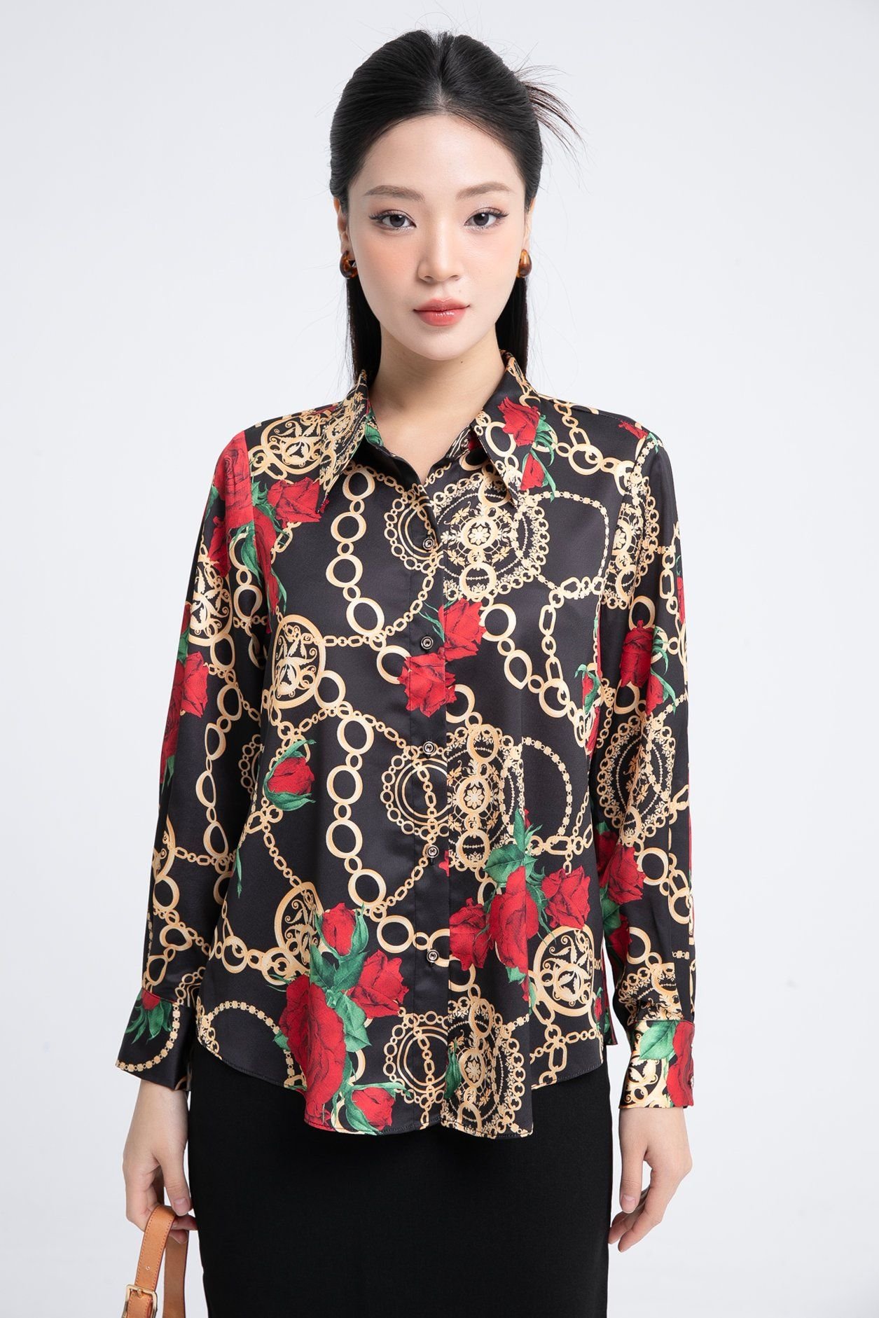 SƠ MI HỌA TIẾT SM15202