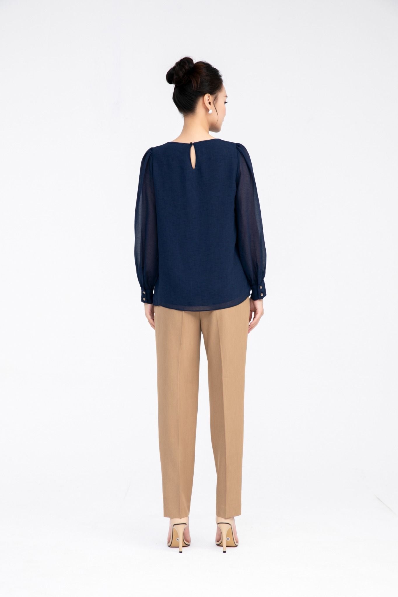 SƠ MI ĐÍNH HOA 3D SM15722