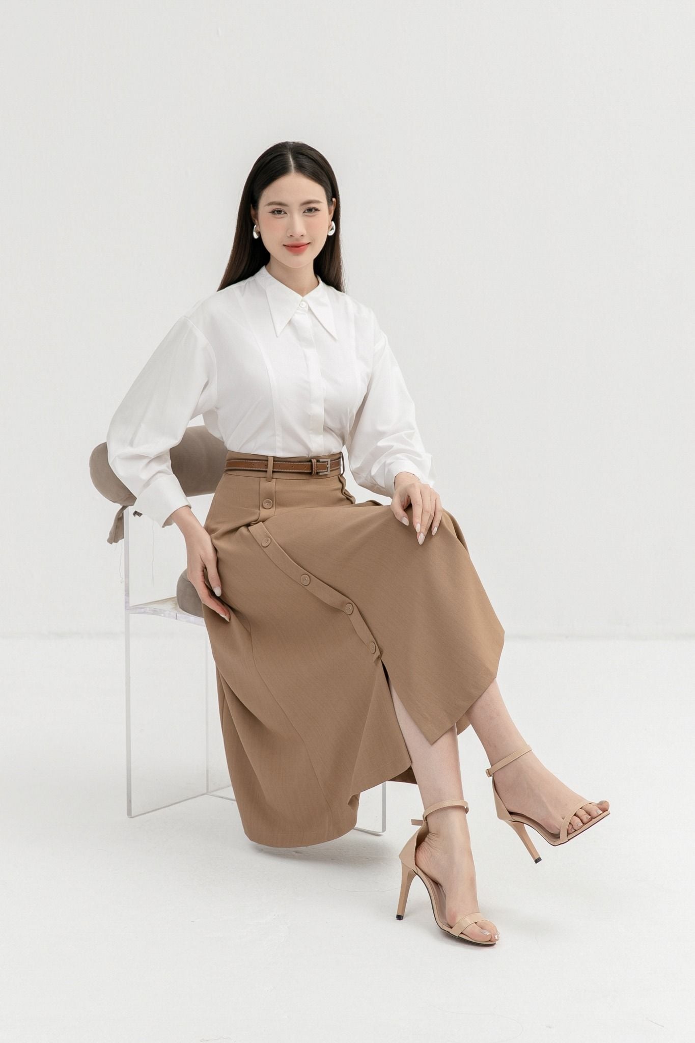 SƠ MI TRẮNG SM15952