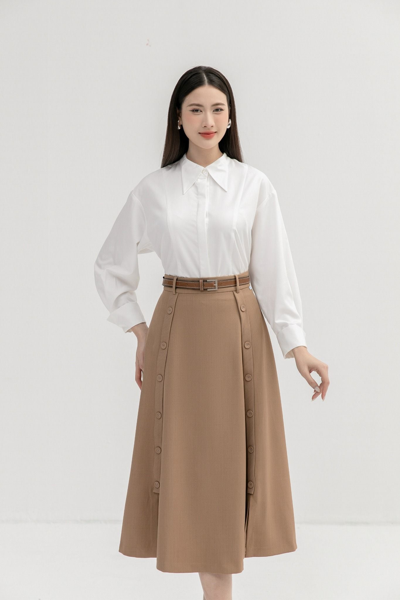 SƠ MI TRẮNG SM15952