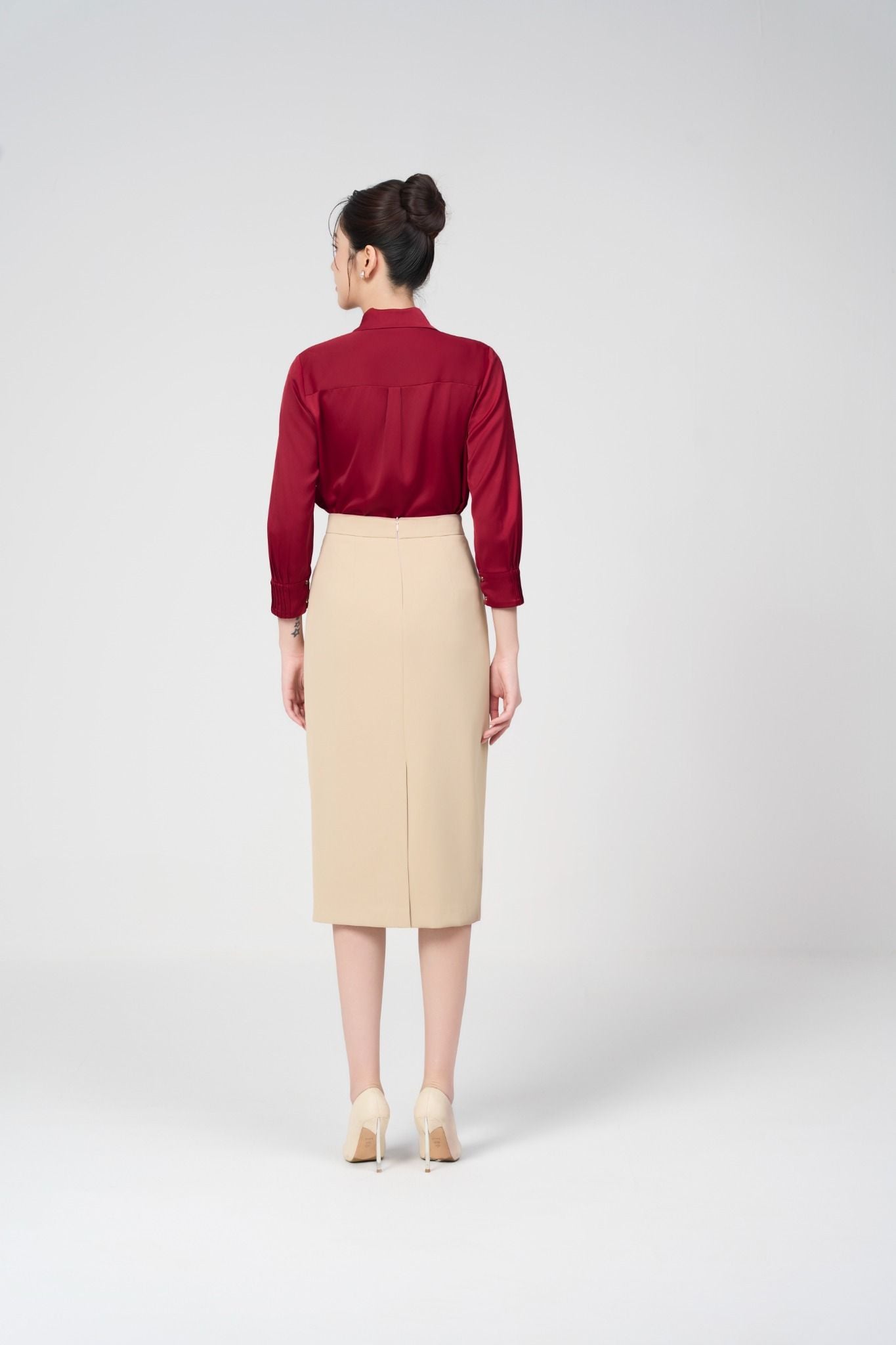 CHÂN VÁY BÚT CHÌ Z18112