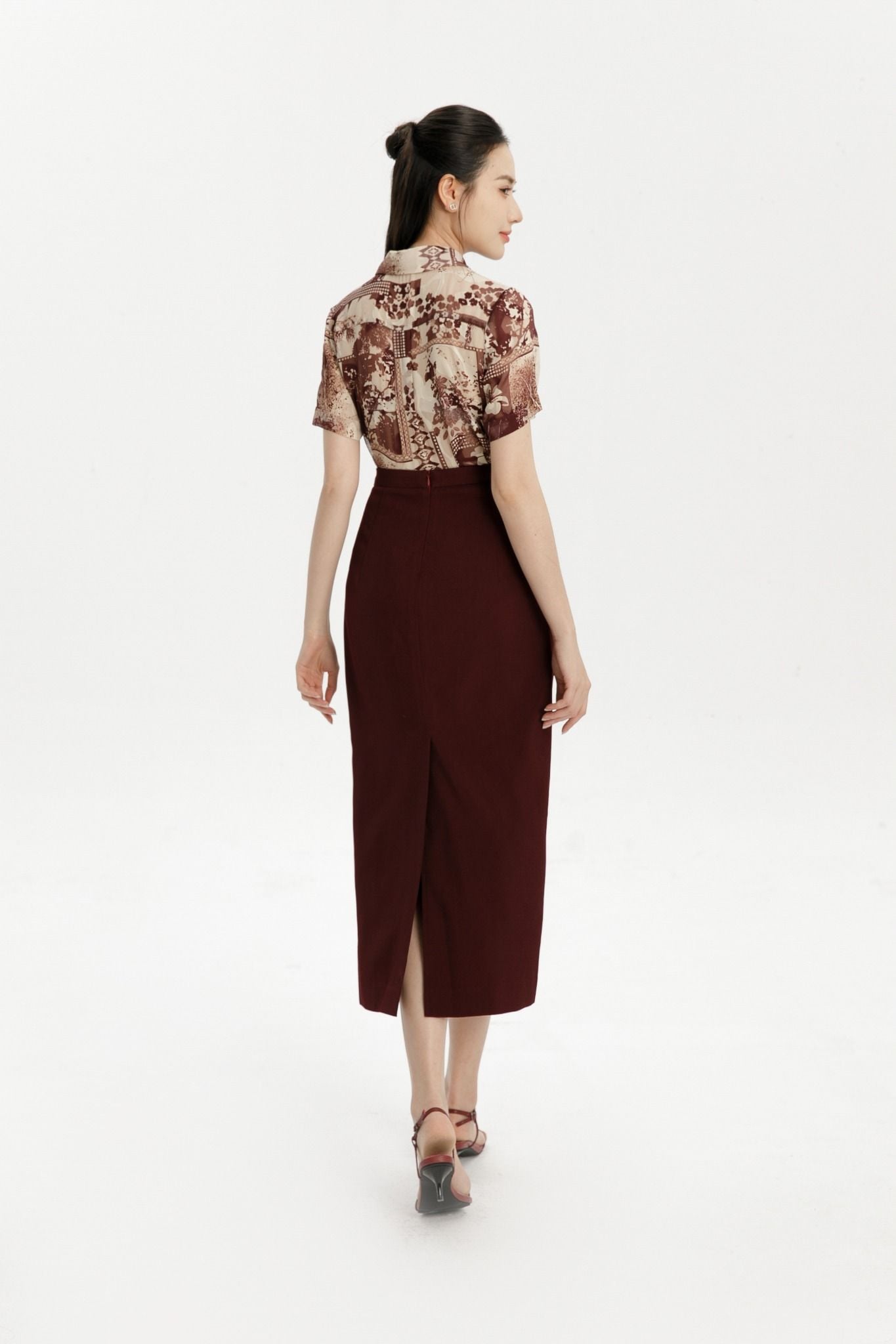 SƠ MI HỌA TIẾT SM18462