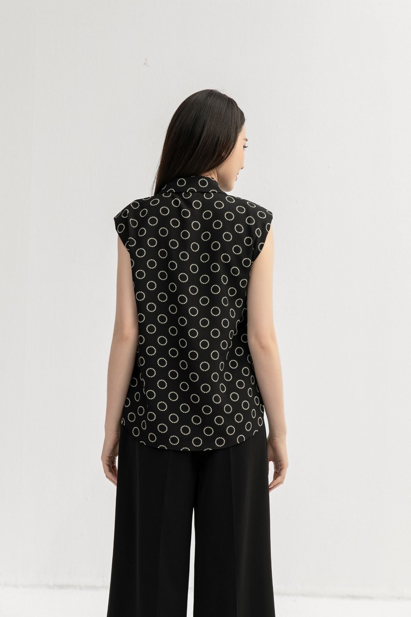 SƠ MI HỌA TIẾT SM18722