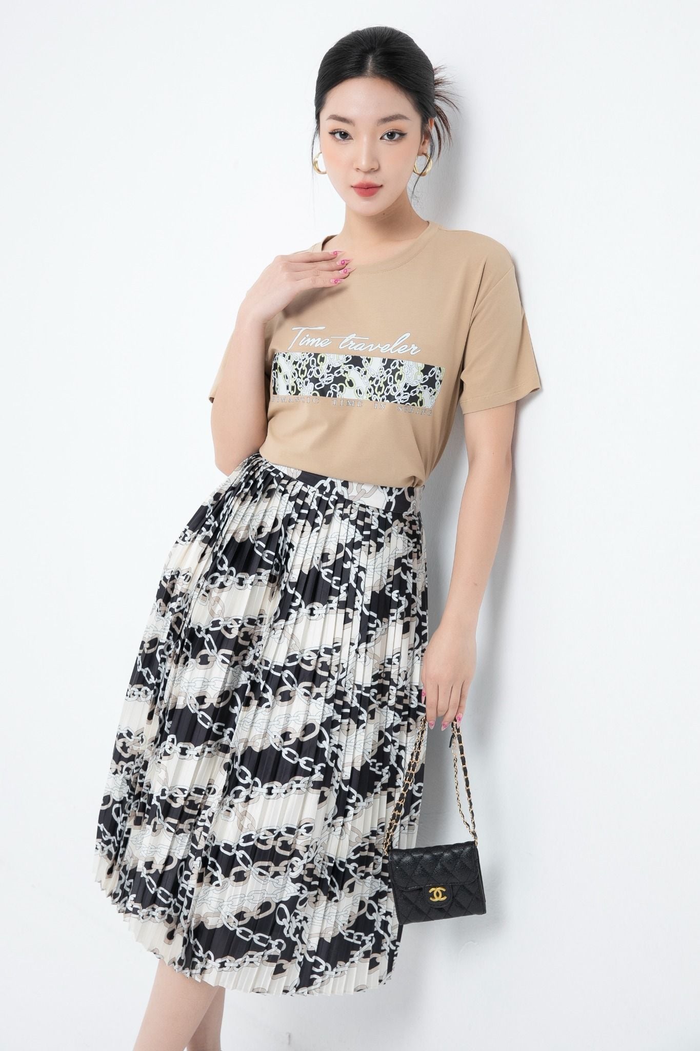 CHÂN VÁY HỌA TIẾT Z16982