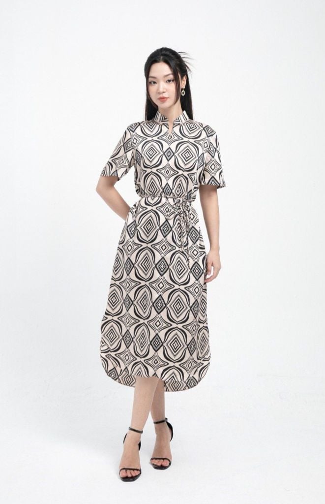 ĐẦM HỌA TIẾT D40402