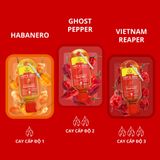  Set móc khóa tương ớt 3 cấp độ 