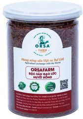 Gạo Lức Huyết Rồng OrSaFarm – Gạo Đỏ Red Rice 500gram, 800 gram, 5kg, 10kg, 50kg